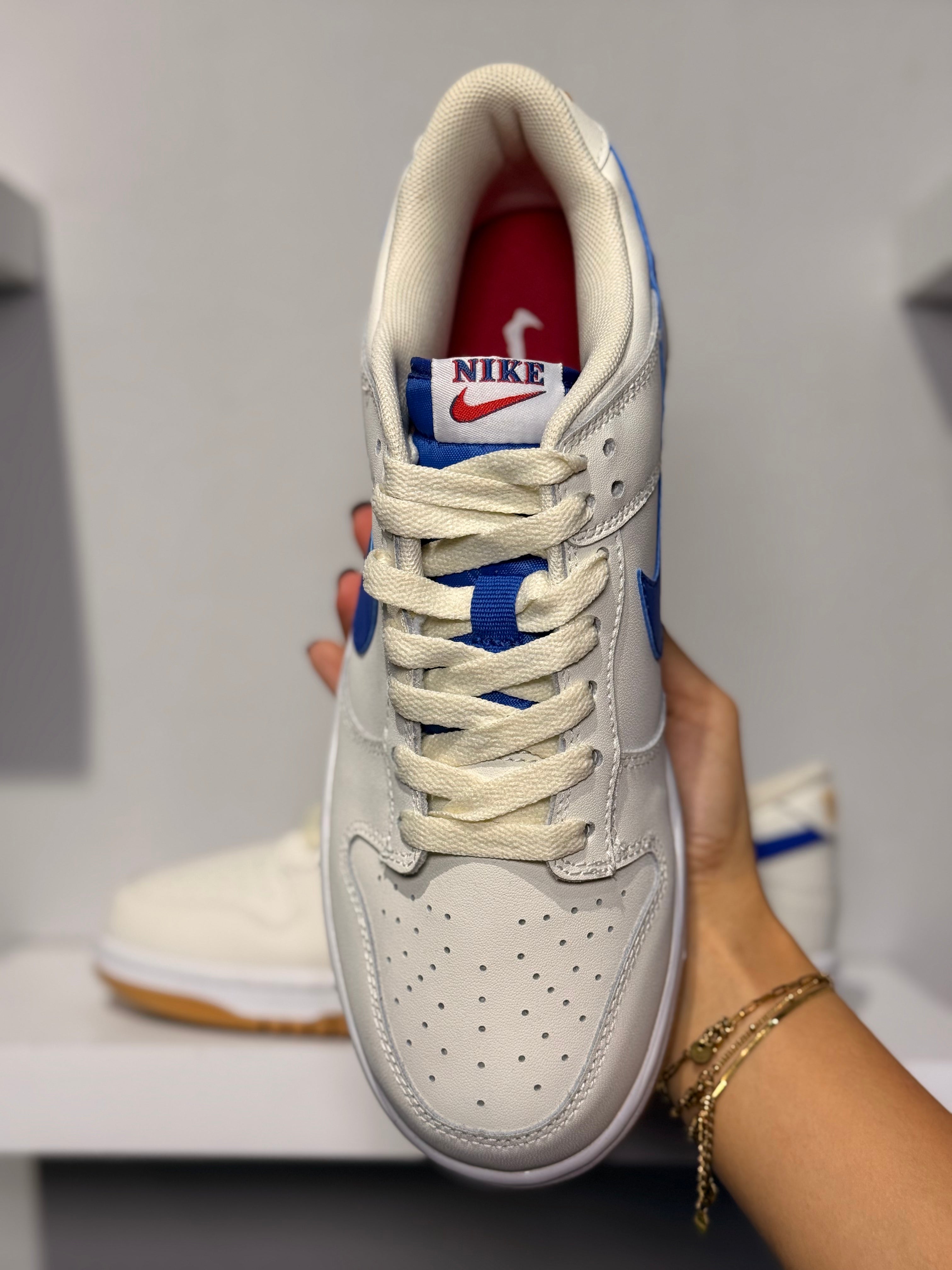 NIKE DUNK LOW SE SAIL DARK MARINA BLUE