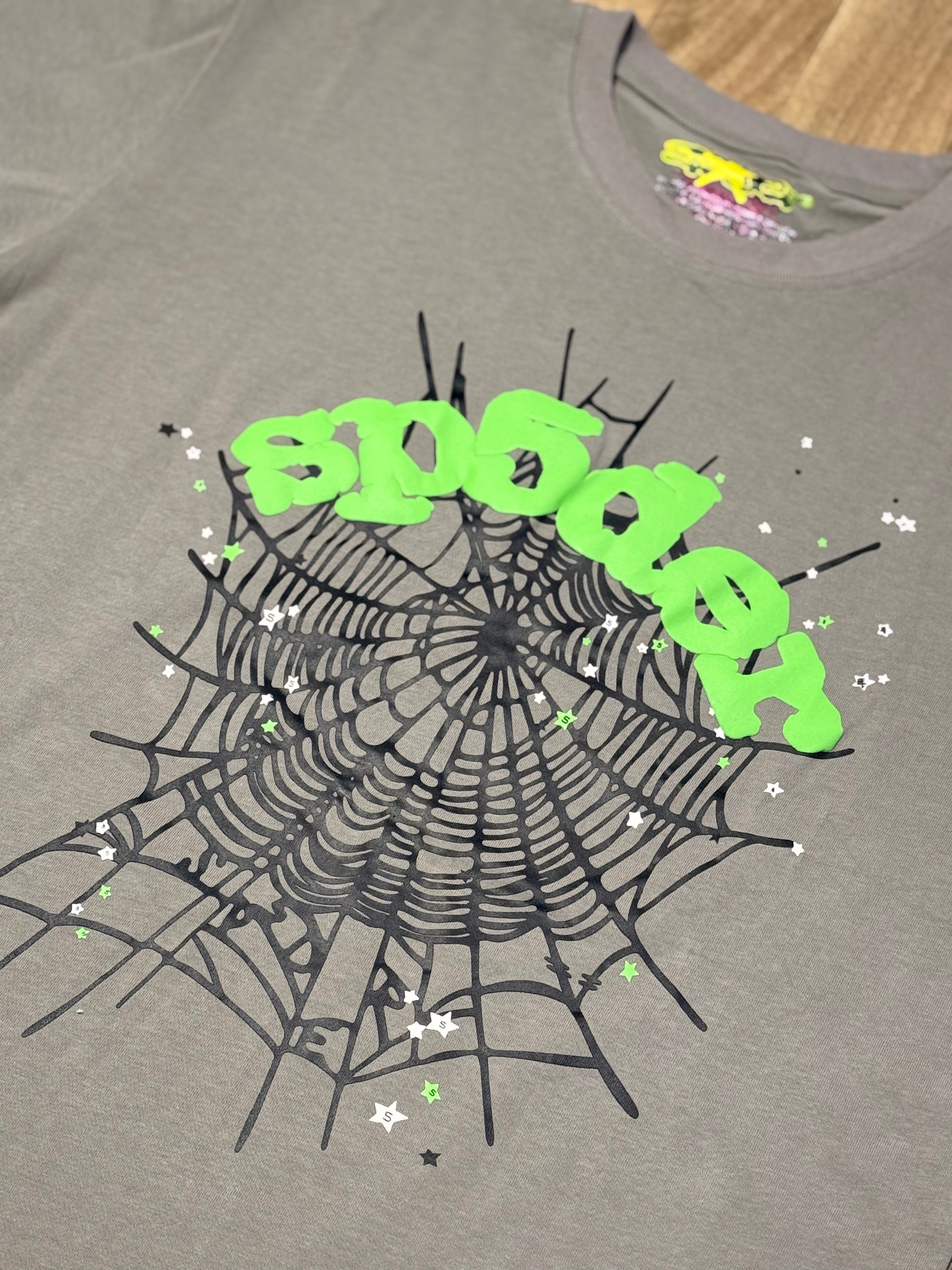 T-SHIRT SP5DER OG WEB V2 TEE SLATE GREY