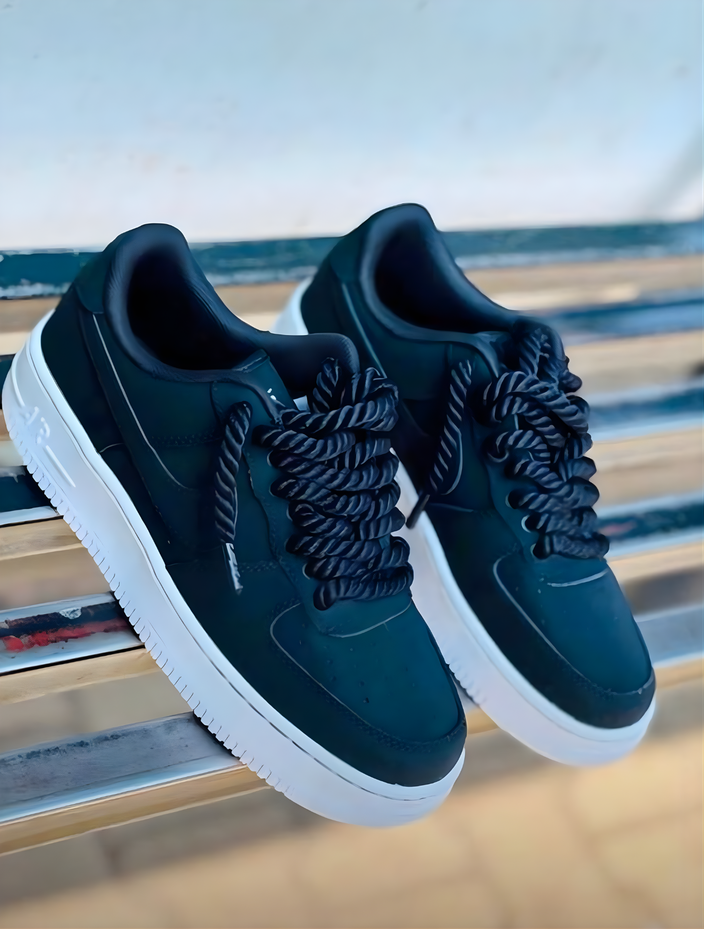 NIKE AIR FORCE PRETO NOBUCK
