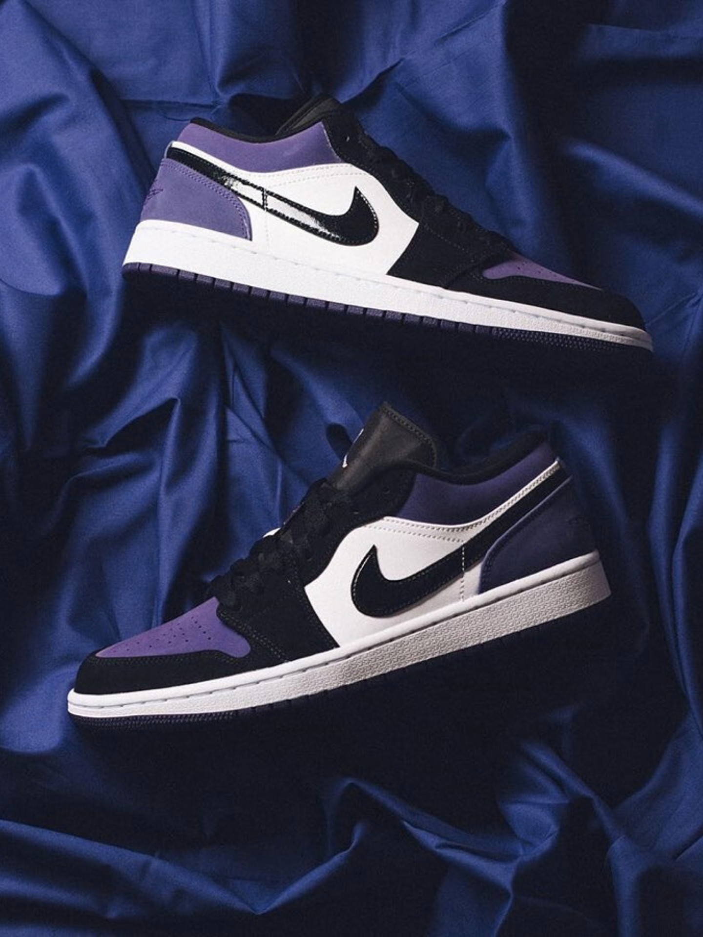 NIKE AIR JORDAN 1 LOW COURT PURPLE
