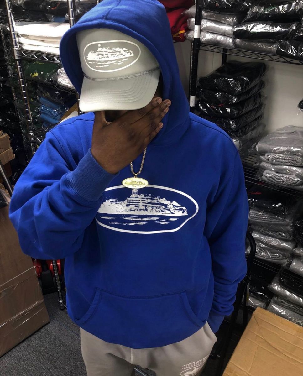 HOODIE CORTEIZ BLUE