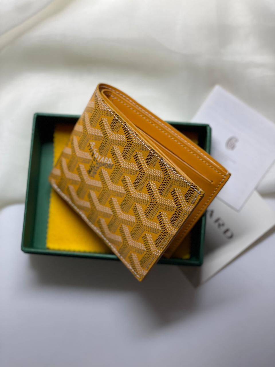 WALLET GOYARD YELLOW