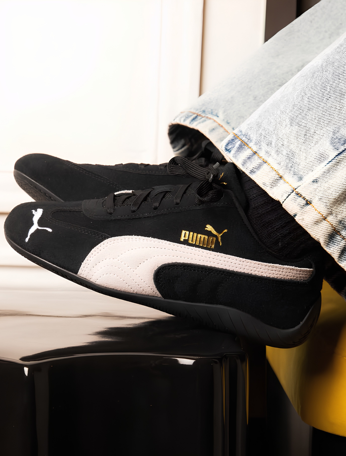 PUMA SPEEDCAT OG BLACK AND WHITE