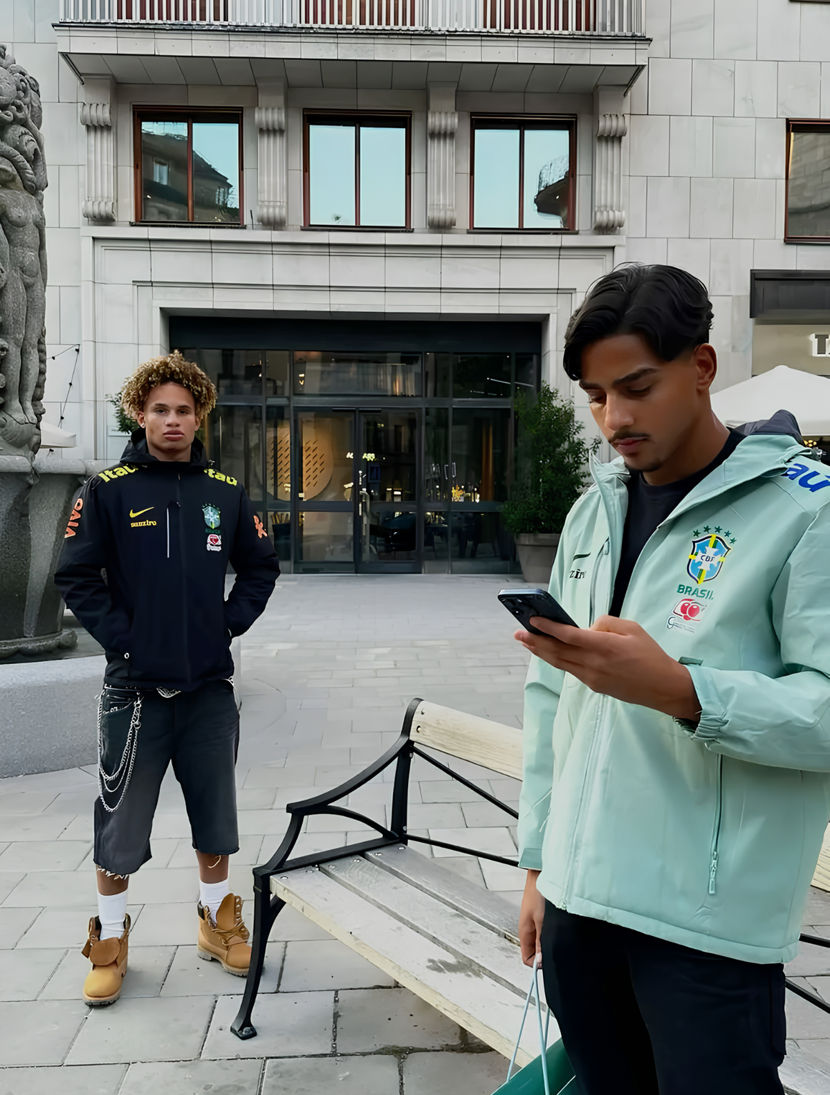 NIKE BRAZIL WINDBREAKER JACKET BLACK