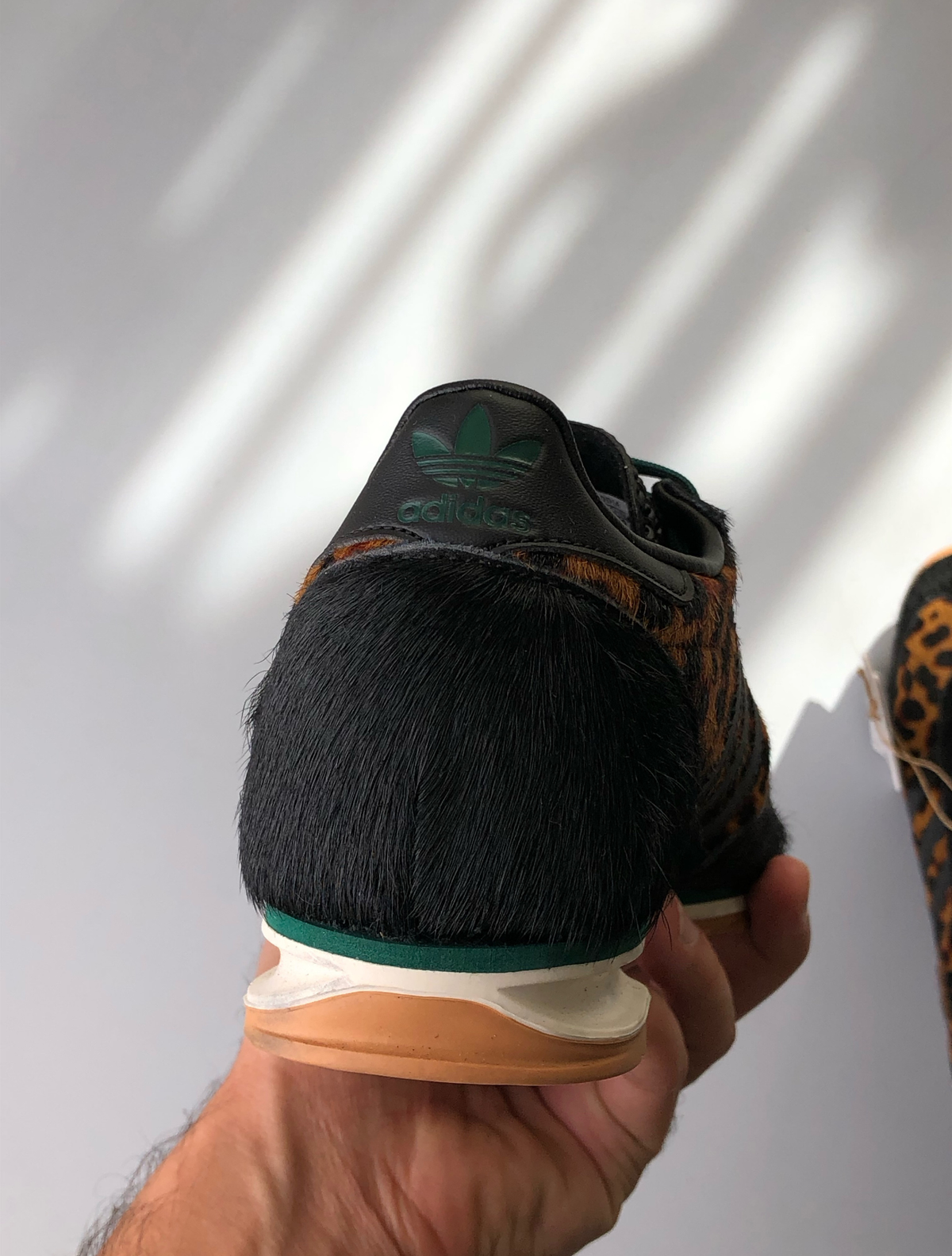 ADIDAS SL 72 LEOPARD PRINT COLLEGIATE GREEN