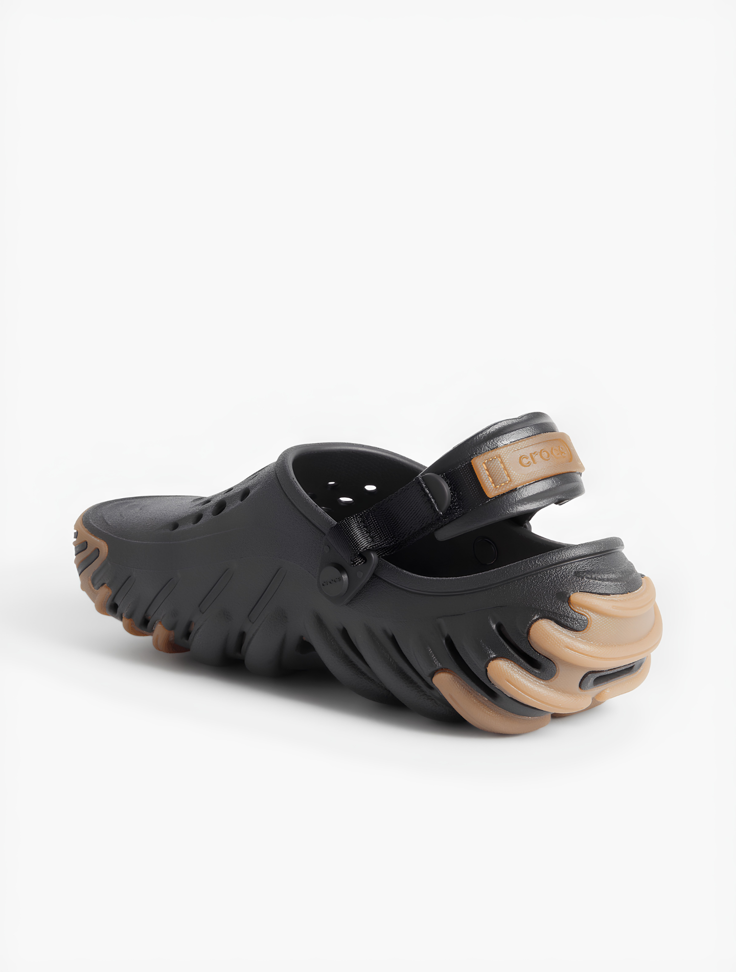 CROCS ECHO GUM CLOG BLACK