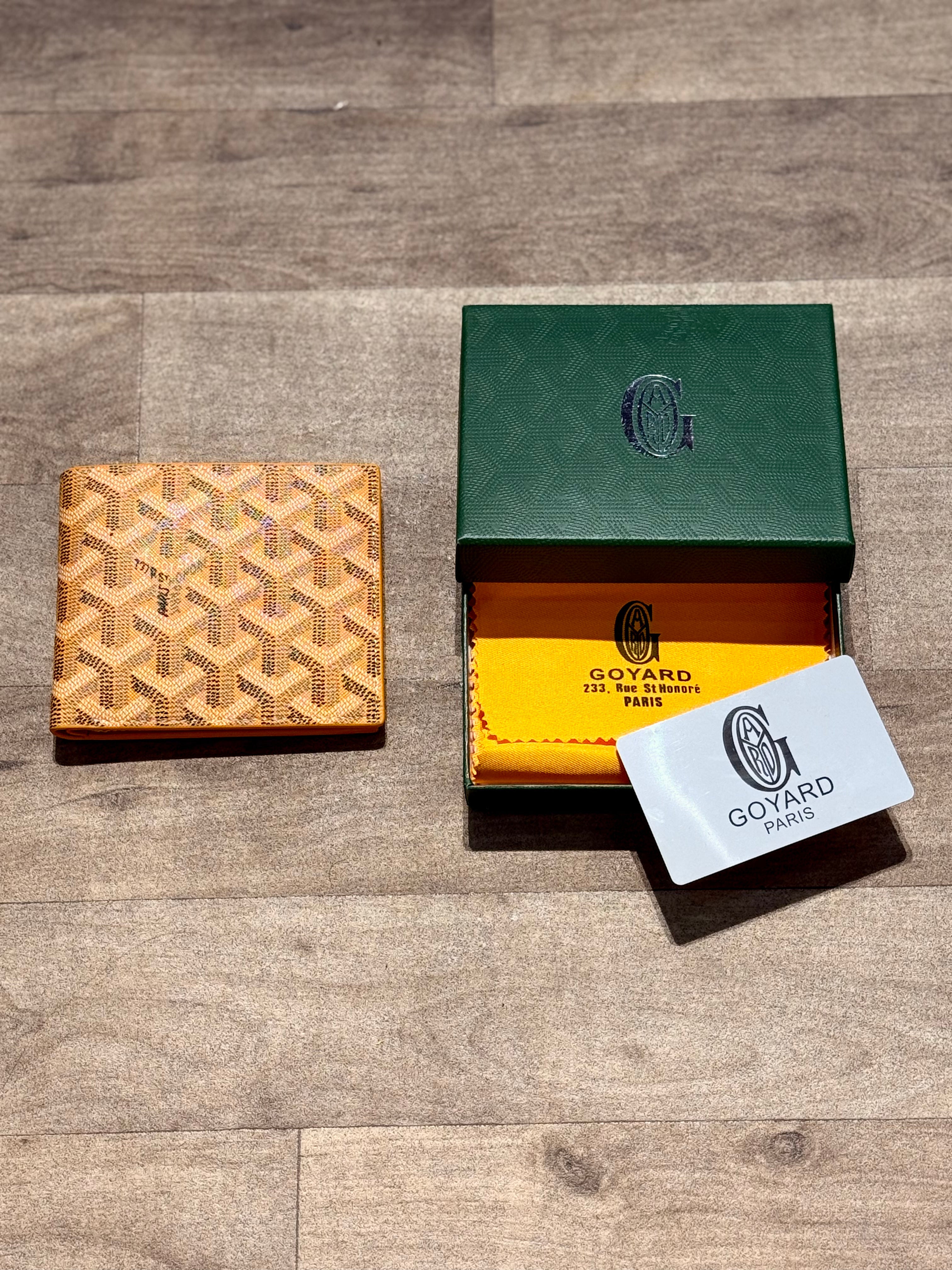 WALLET GOYARD YELLOW