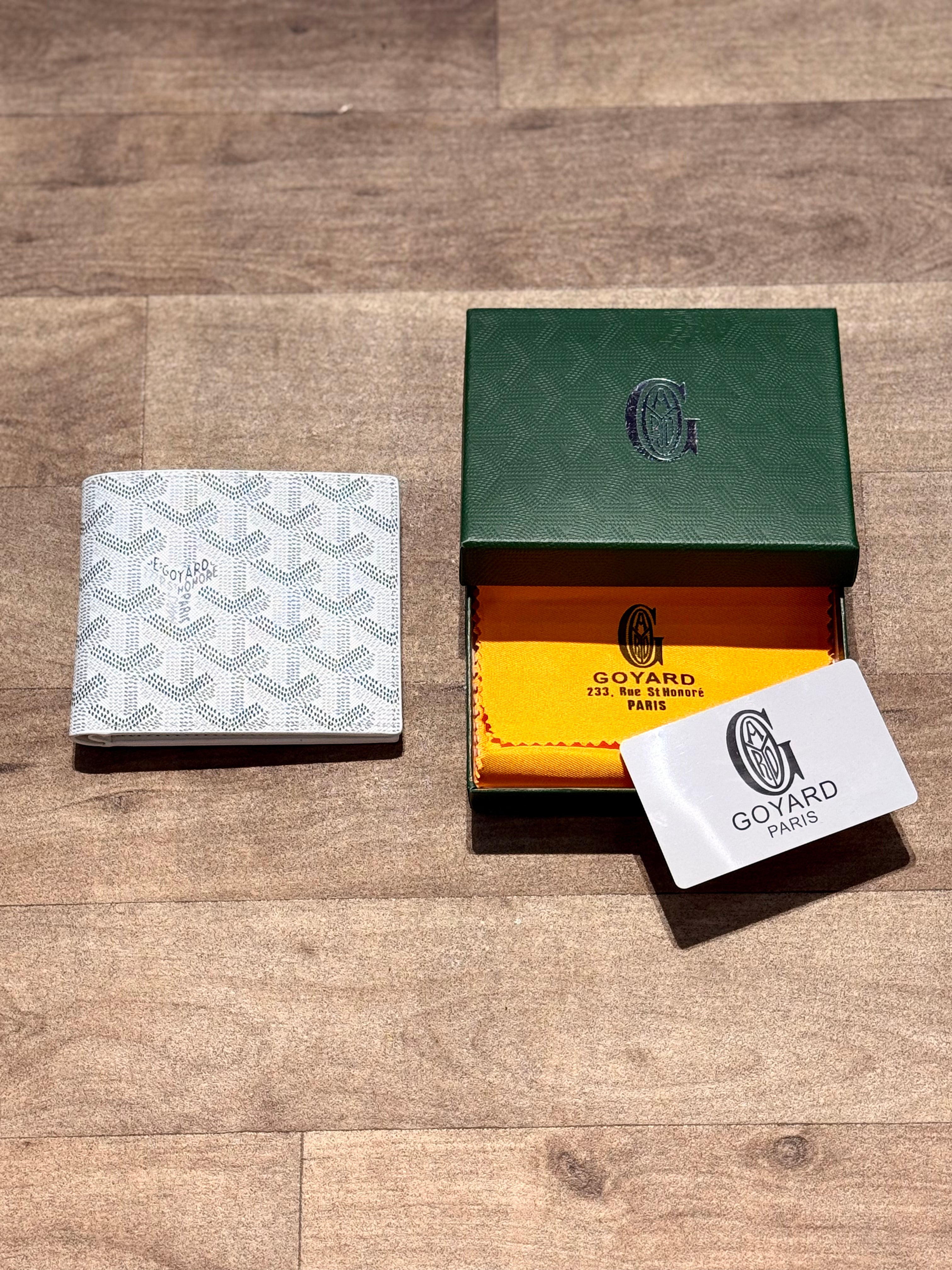 WALLET GOYARD WHITE