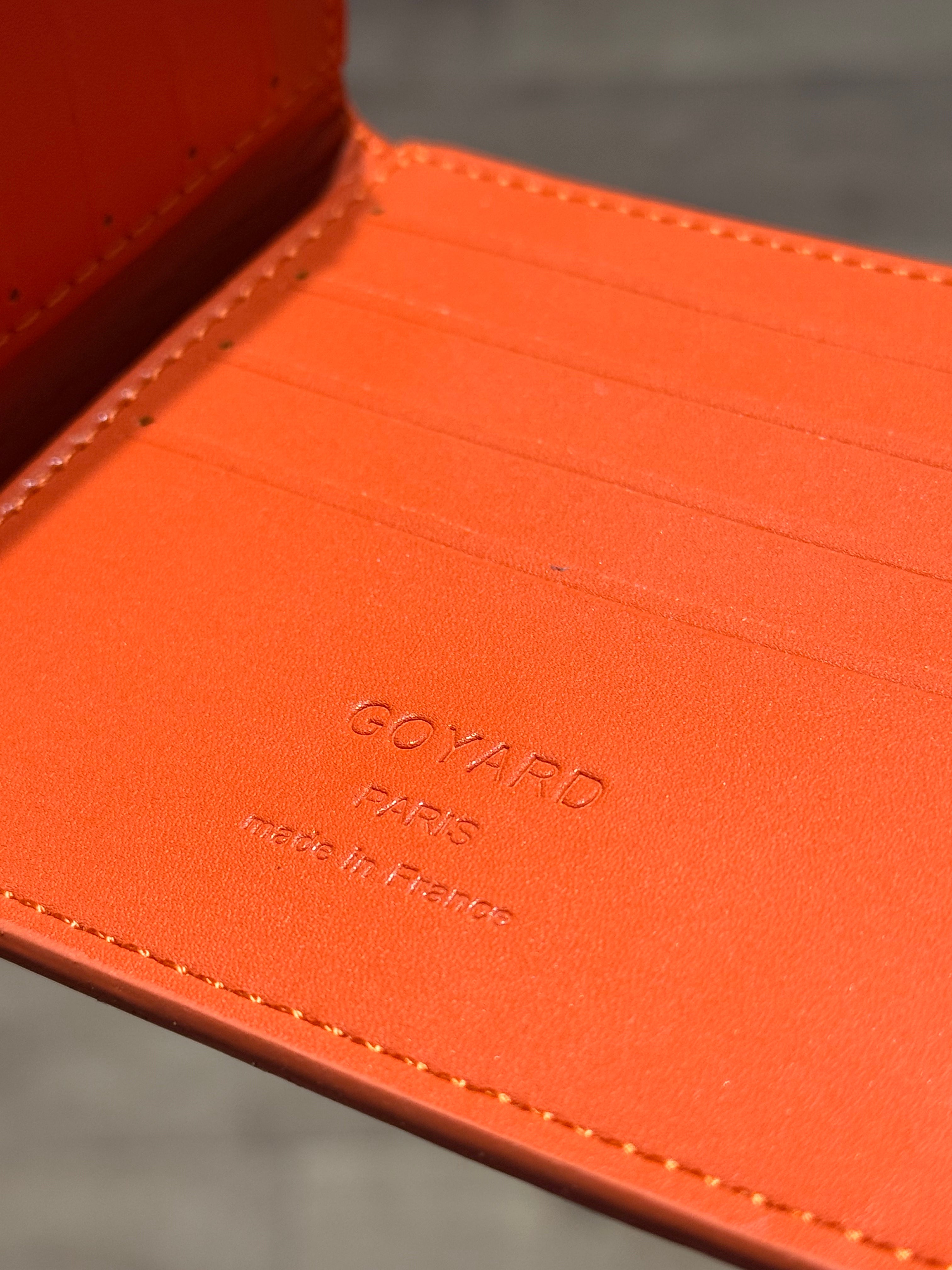 WALLET GOYARD ORANGE