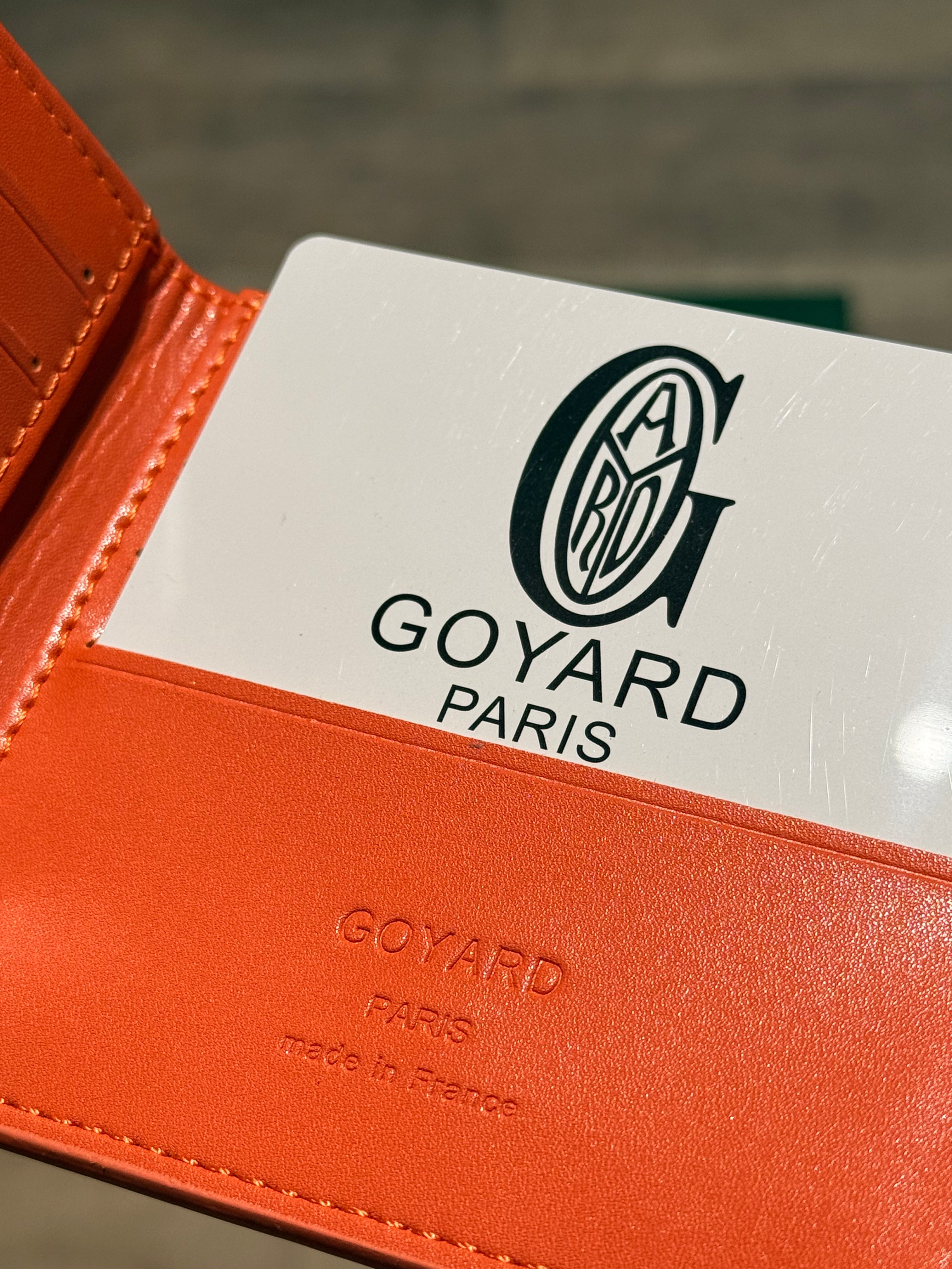 WALLET GOYARD ORANGE
