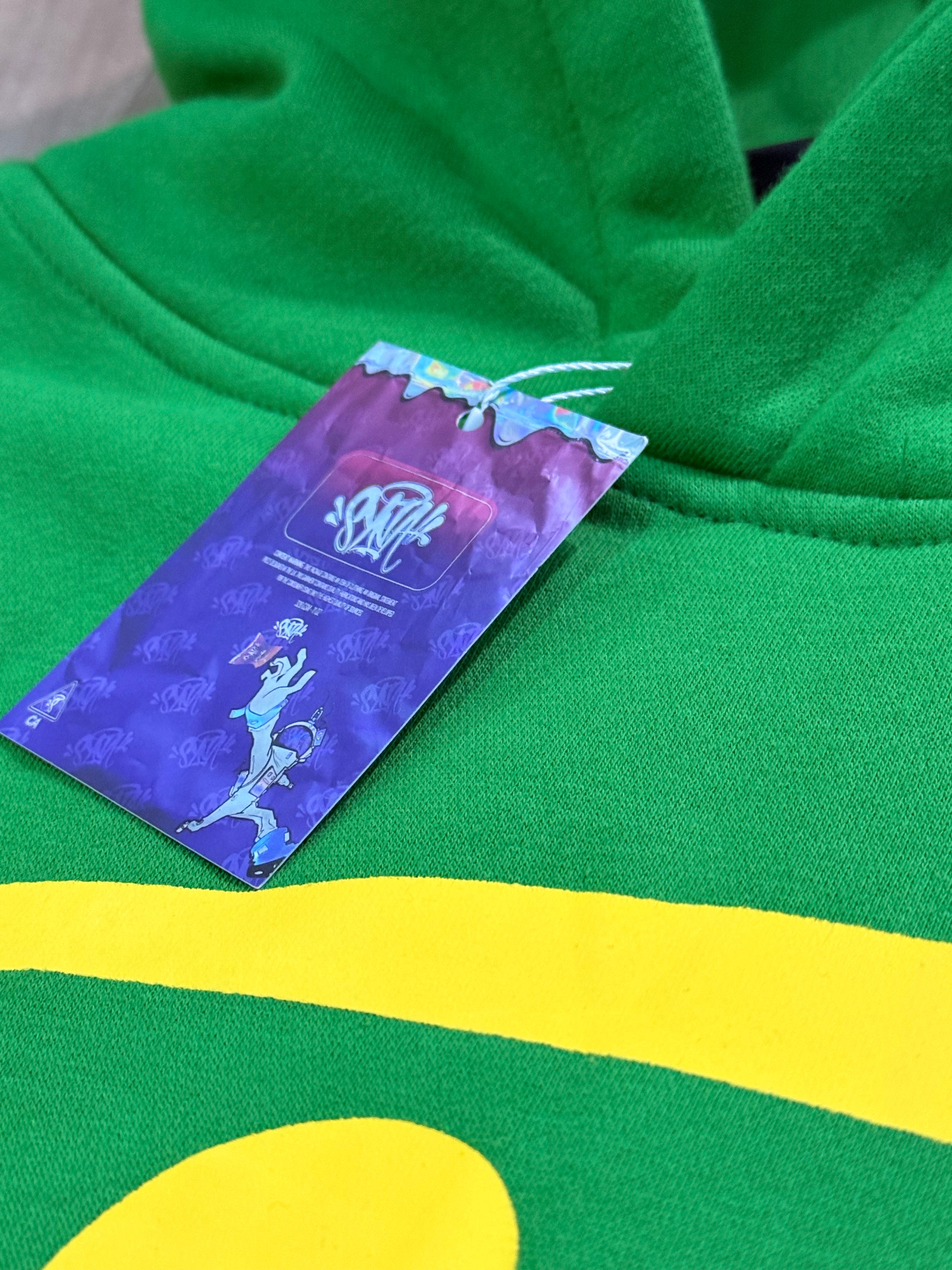 HOODIE SYNAWORLD GREEN X YELLOW