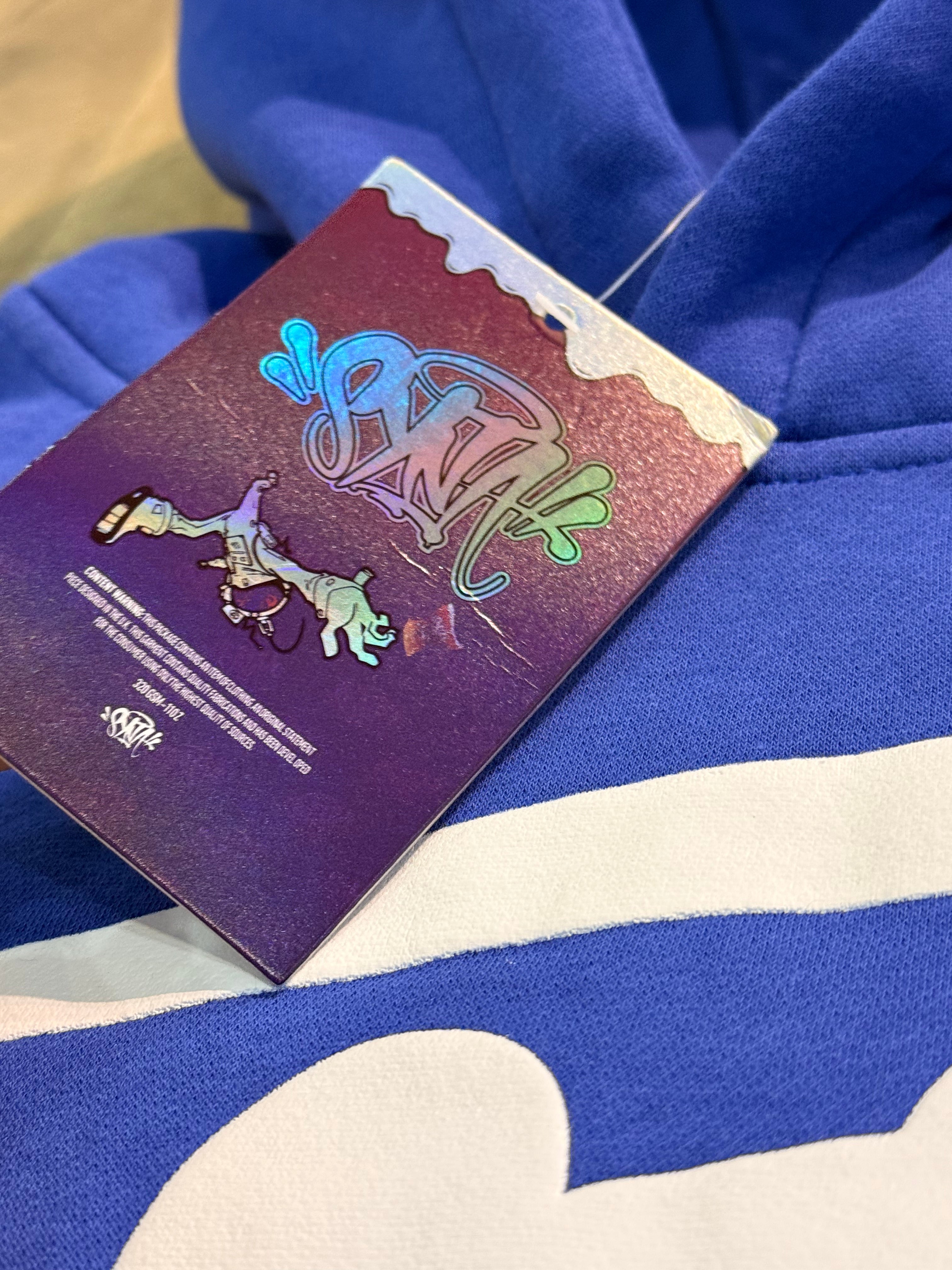 HOODIE SYNAWORLD BLEU