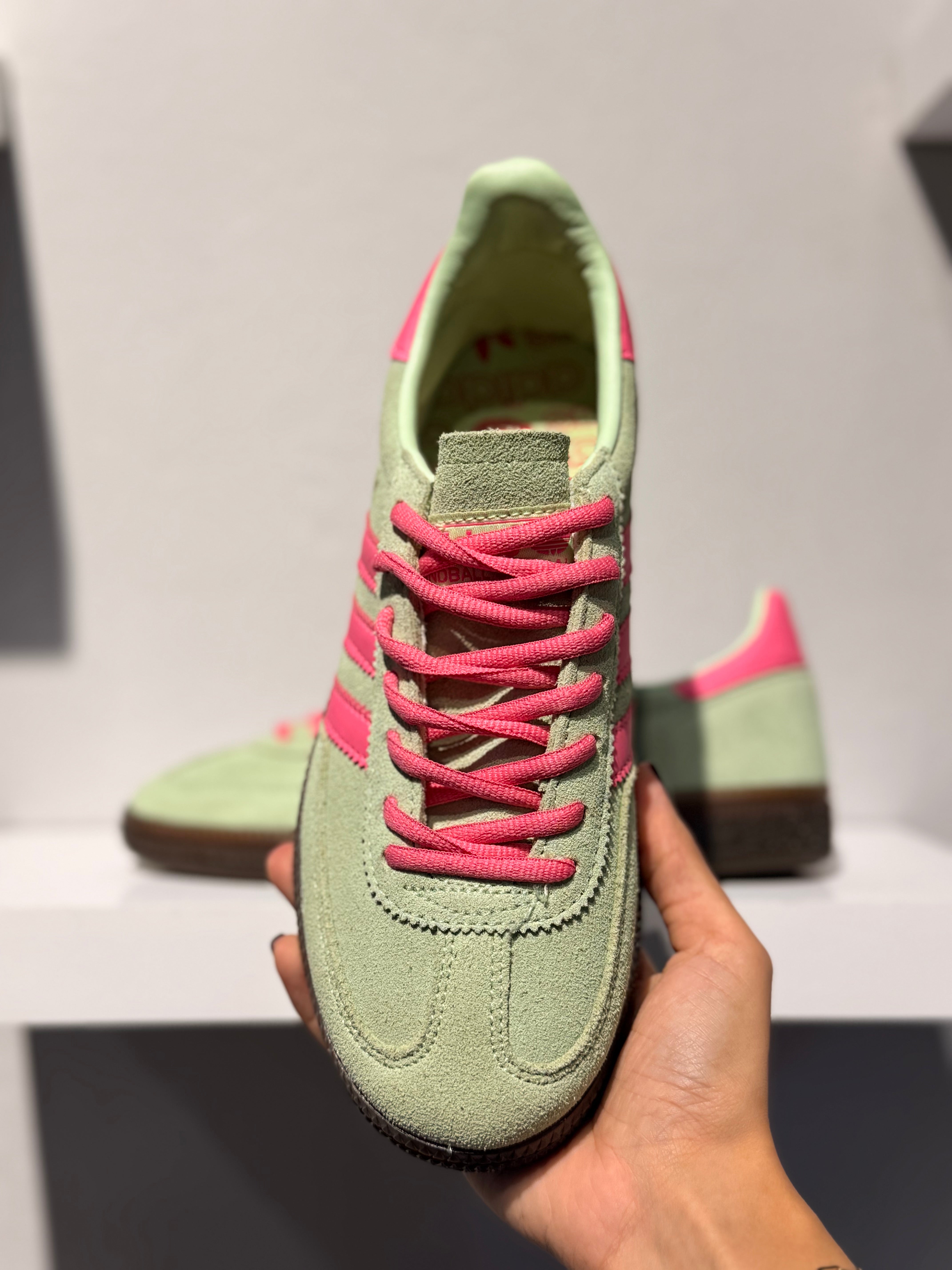 ADIDAS HANDBALL SPEZIAL GREEN LUCID PINK