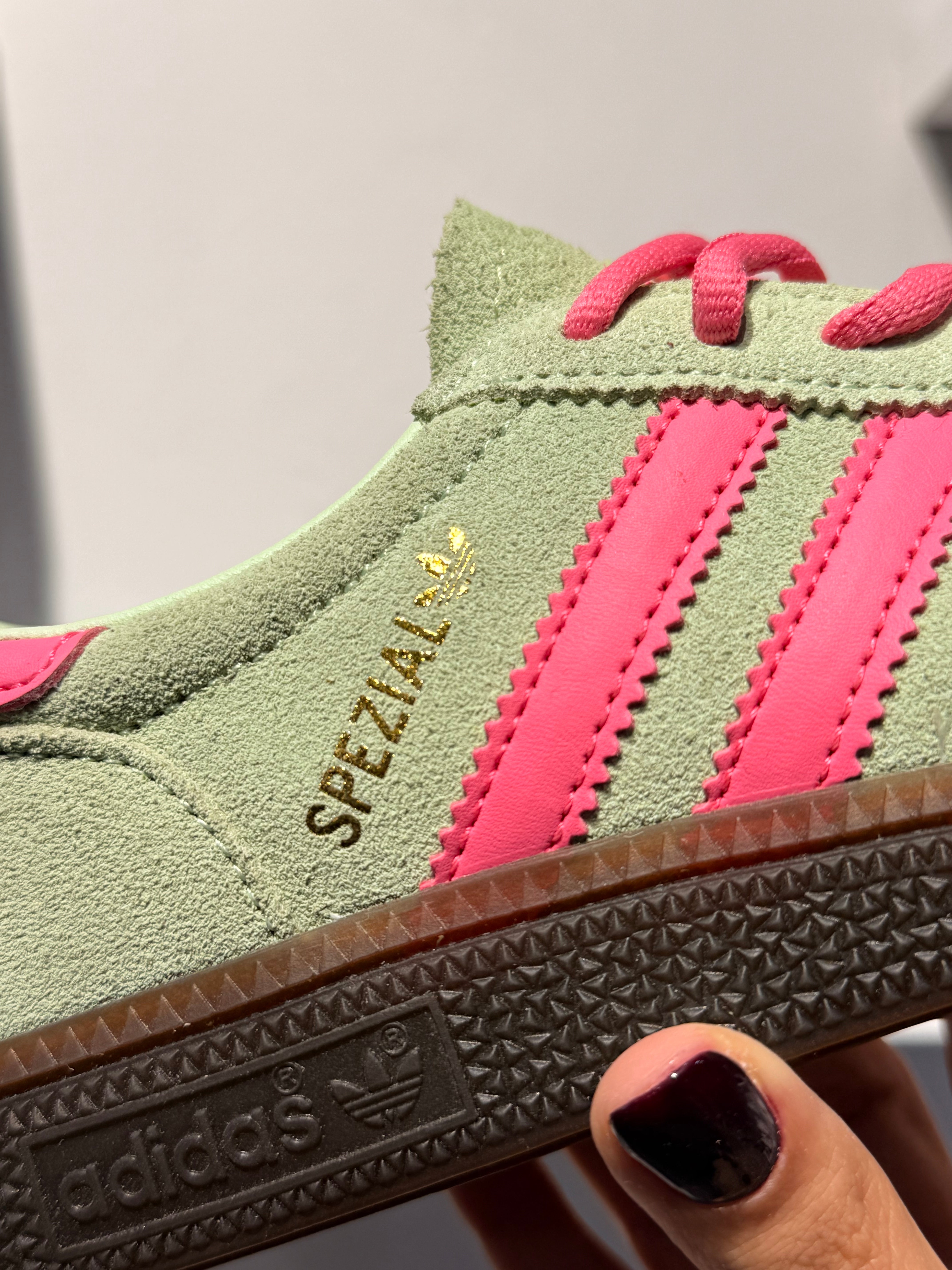 ADIDAS HANDBALL SPEZIAL GREEN LUCID PINK