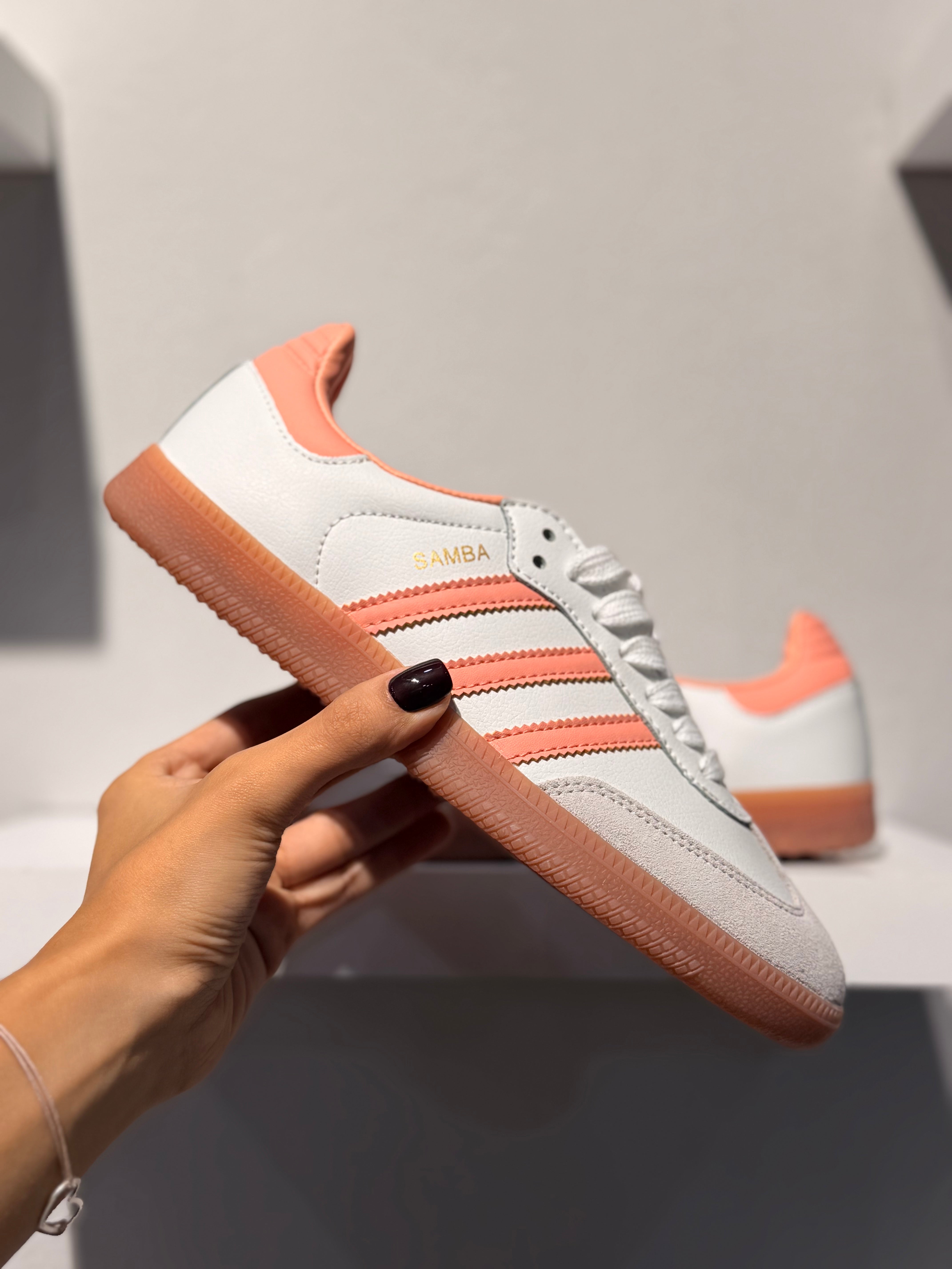 ADIDAS SAMBA WHITE PINK