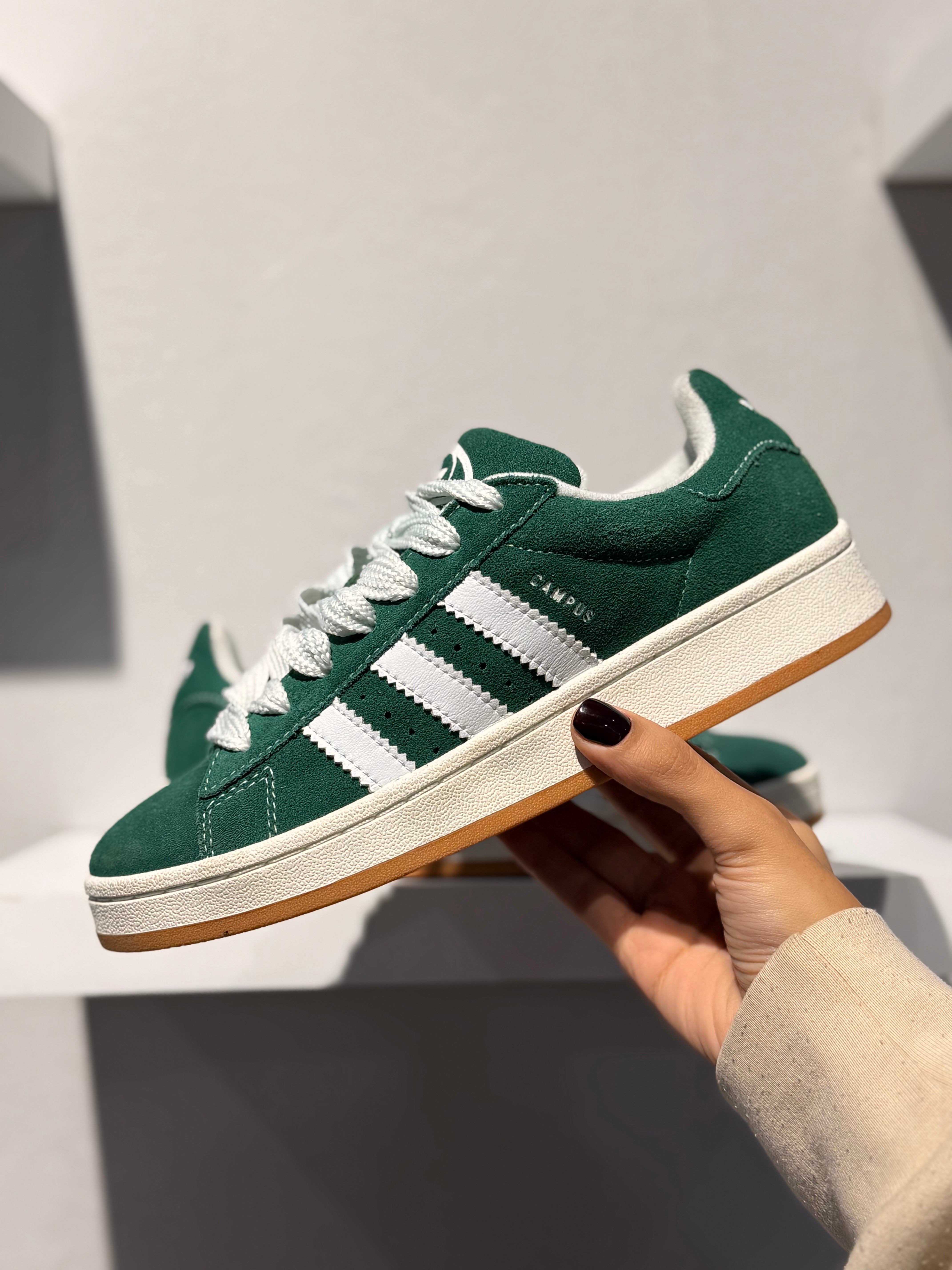 ADIDAS CAMPUS 00S J DARK GREEN WHITE