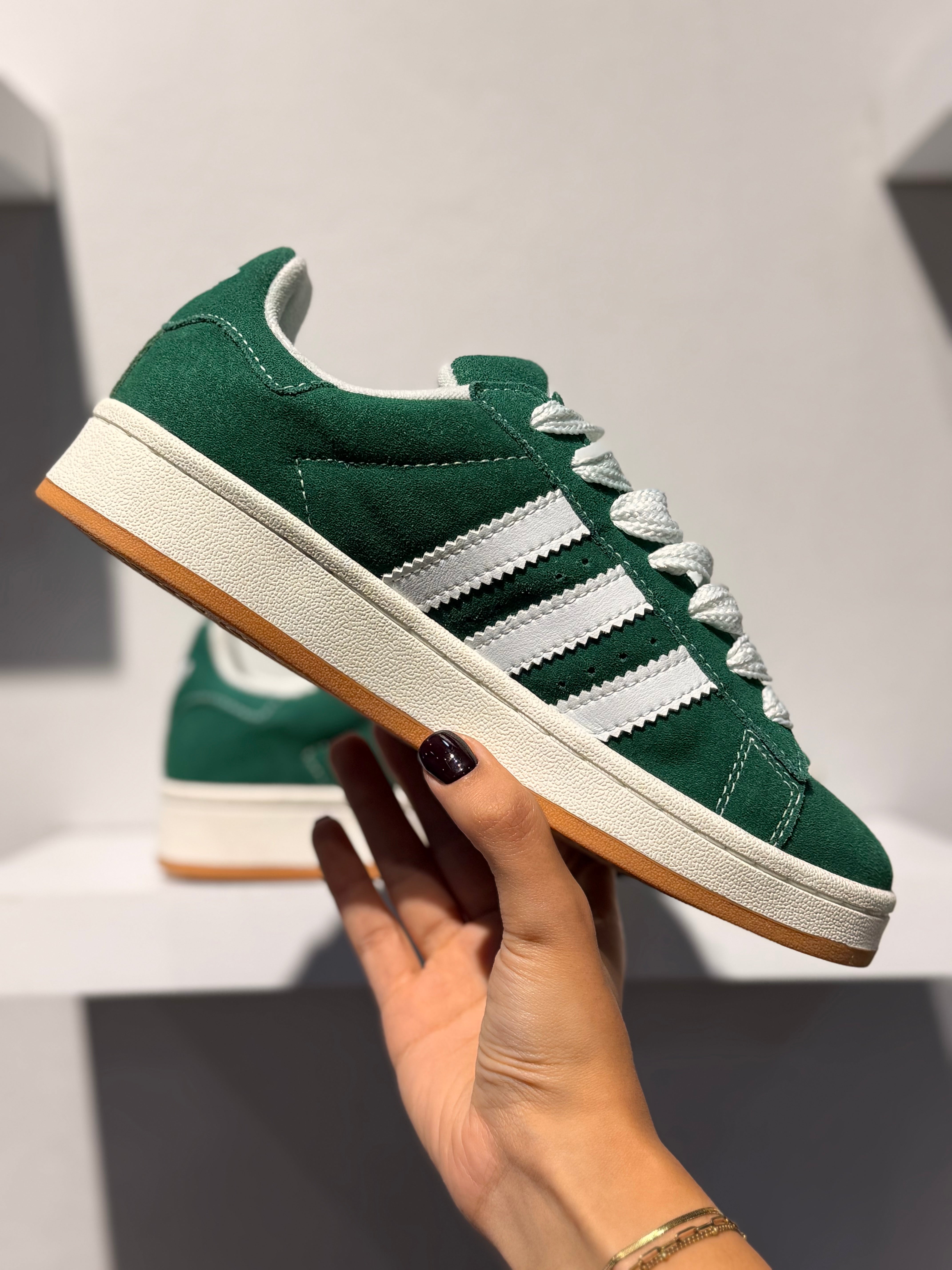 ADIDAS CAMPUS 00S J DARK GREEN WHITE