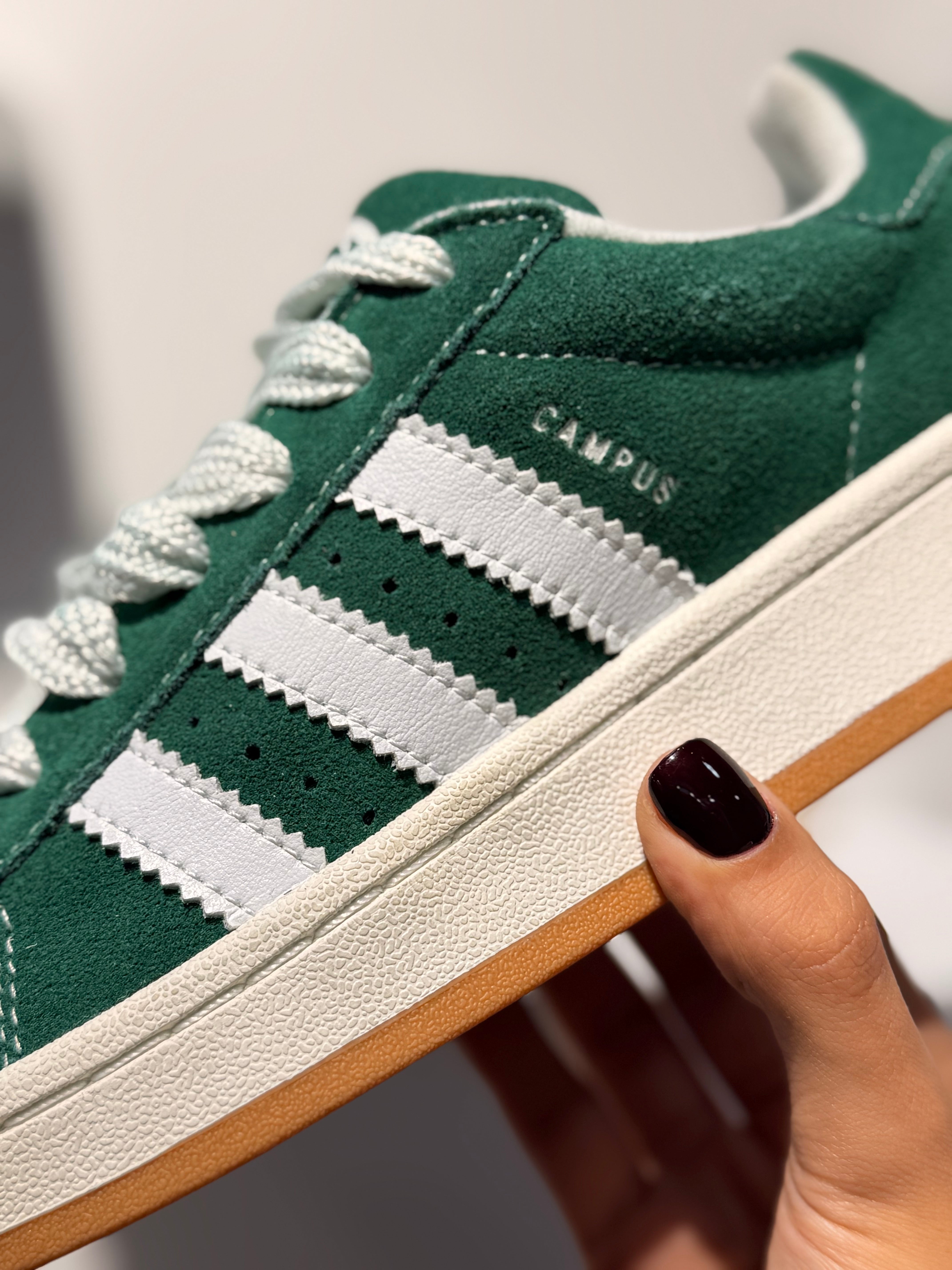 ADIDAS CAMPUS 00S J DARK GREEN WHITE