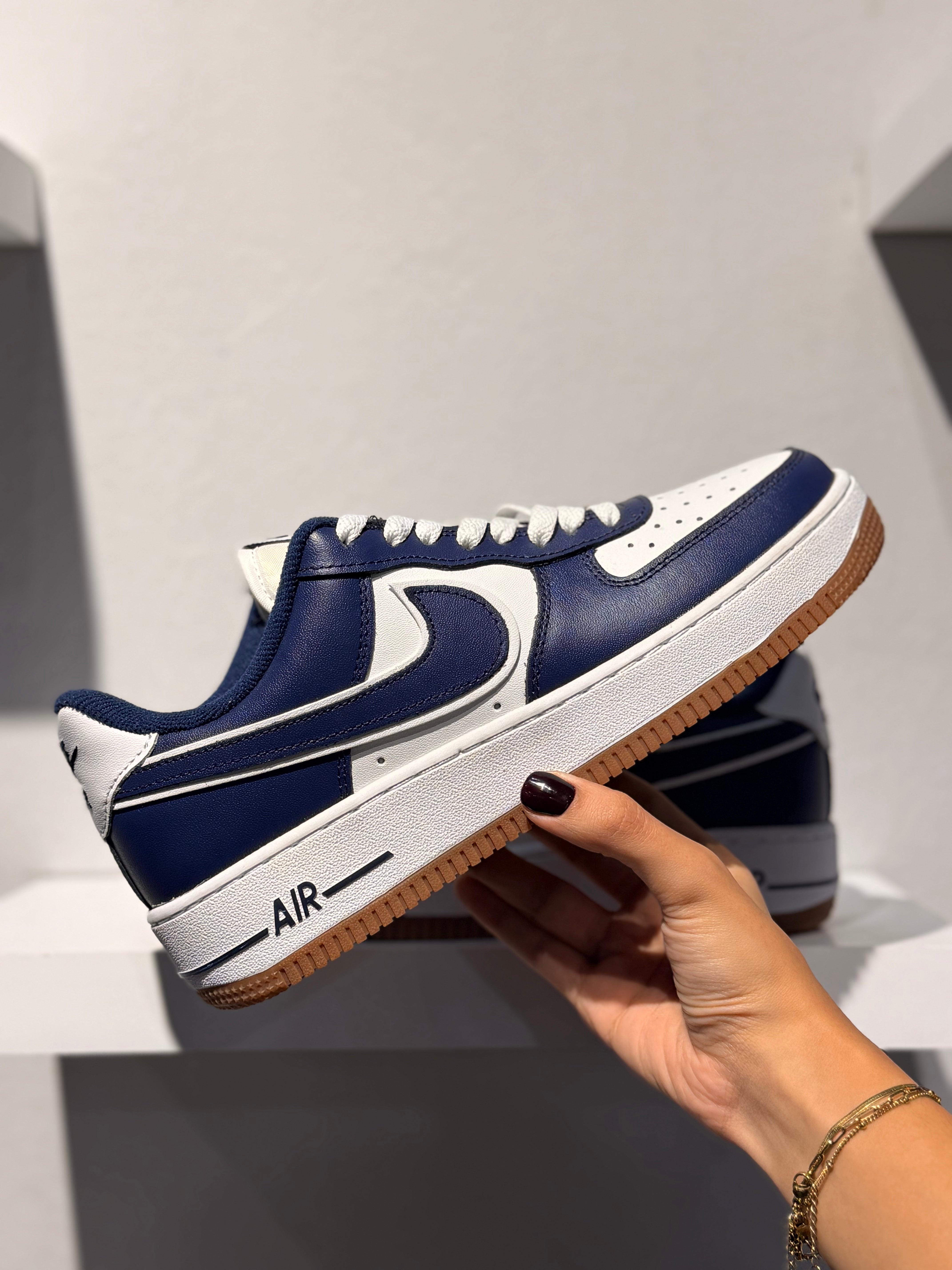 NIKE AIR FORCE 1 COLLEGE PACK MIDNIGHT NAVY