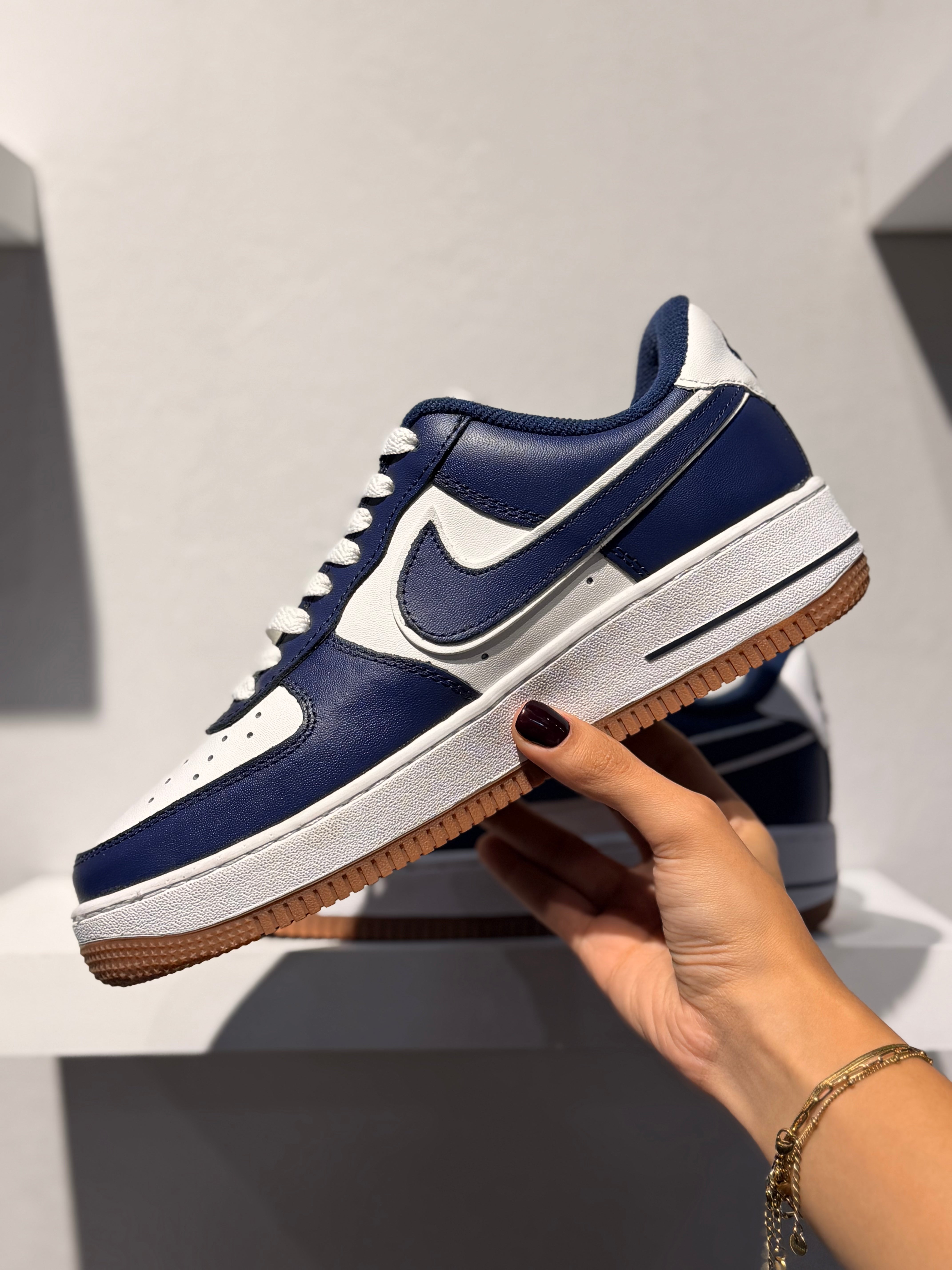 NIKE AIR FORCE 1 COLLEGE PACK MIDNIGHT NAVY