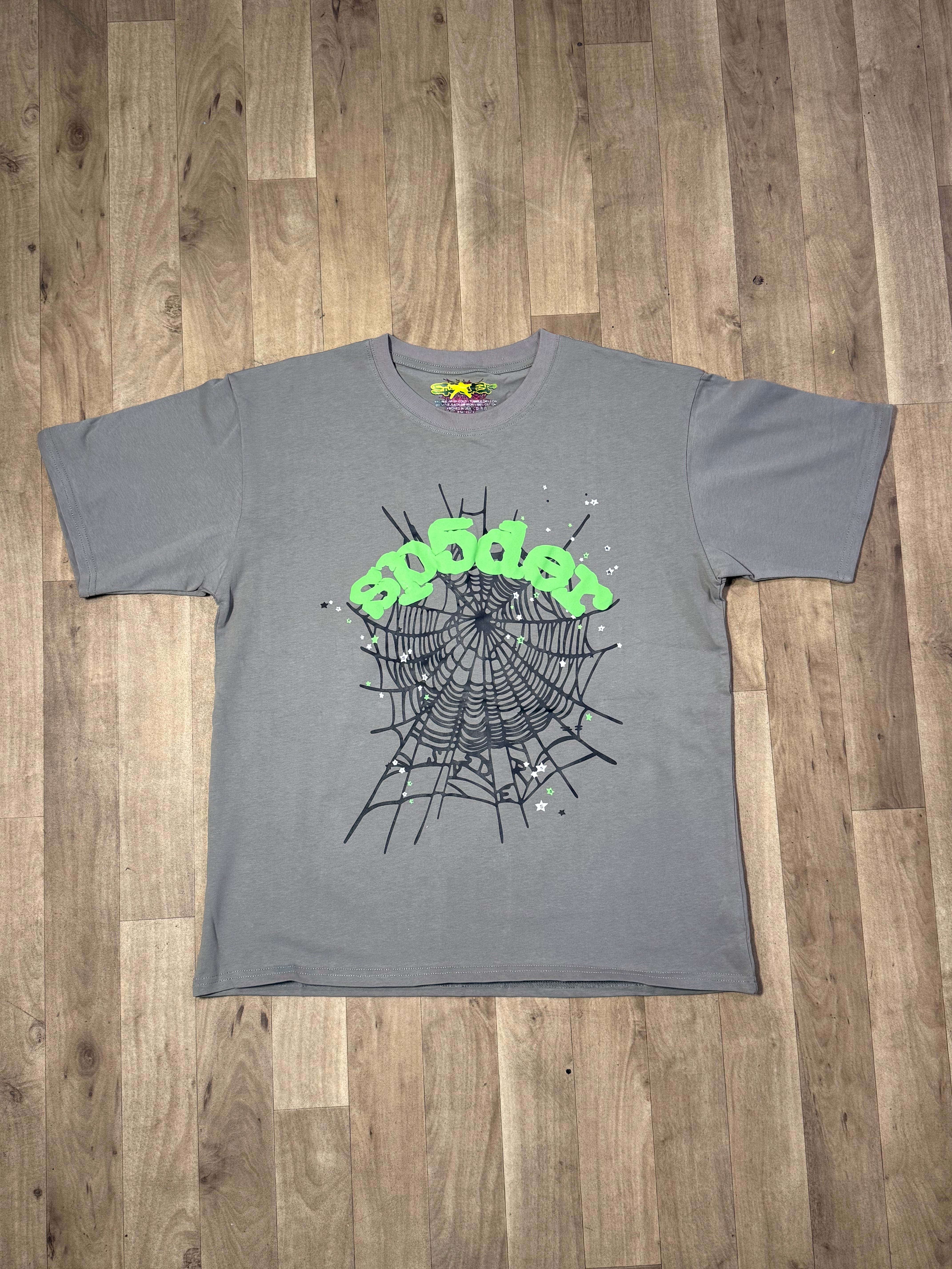 T-SHIRT SP5DER OG WEB V2 TEE SLATE GREY
