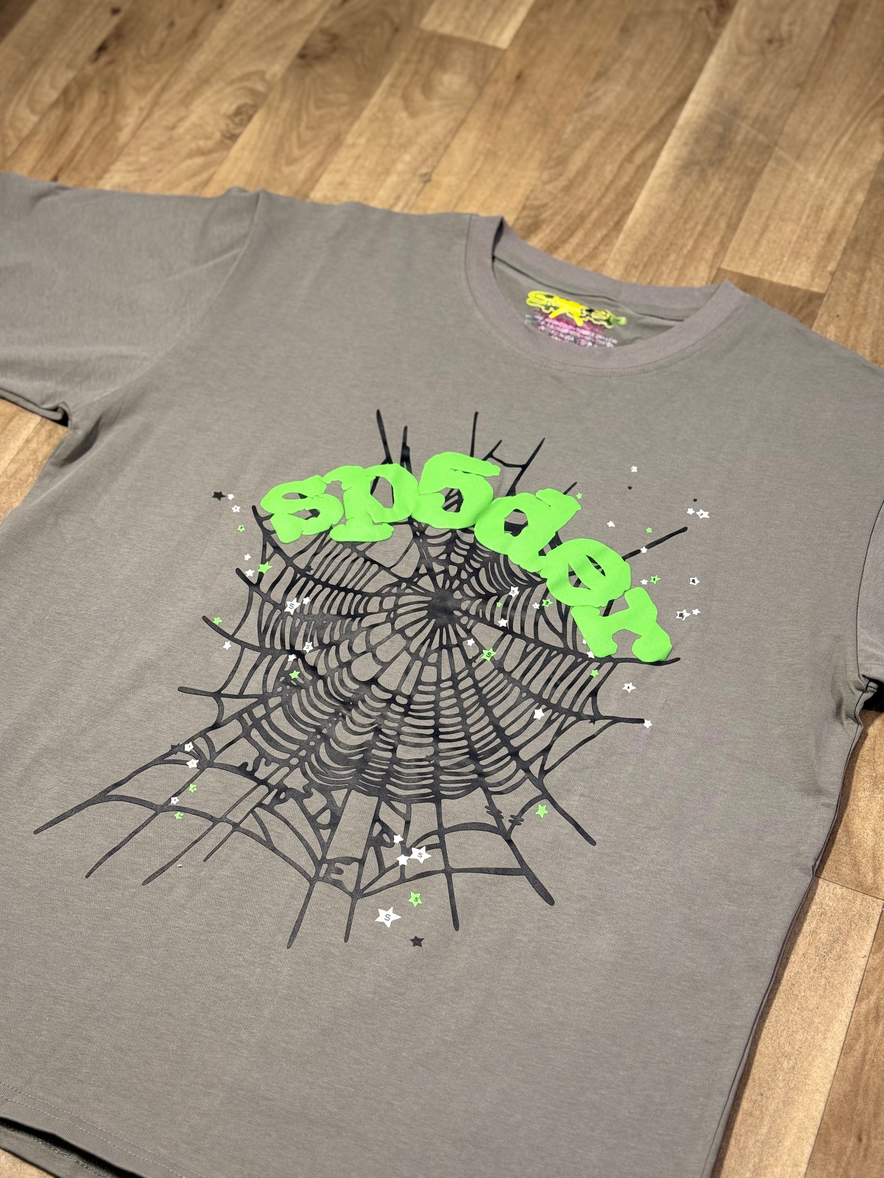 T-SHIRT SP5DER OG WEB V2 TEE SLATE GREY