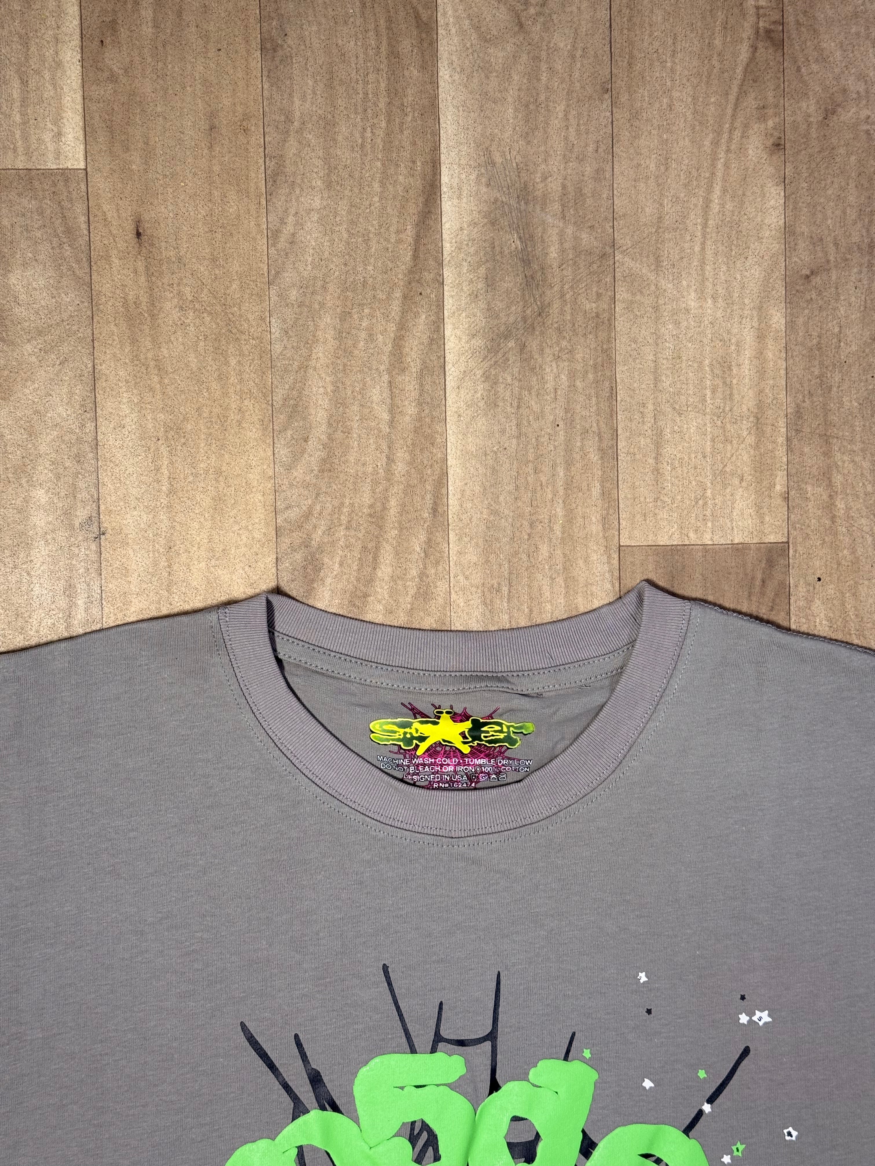 T-SHIRT SP5DER OG WEB V2 TEE SLATE GREY