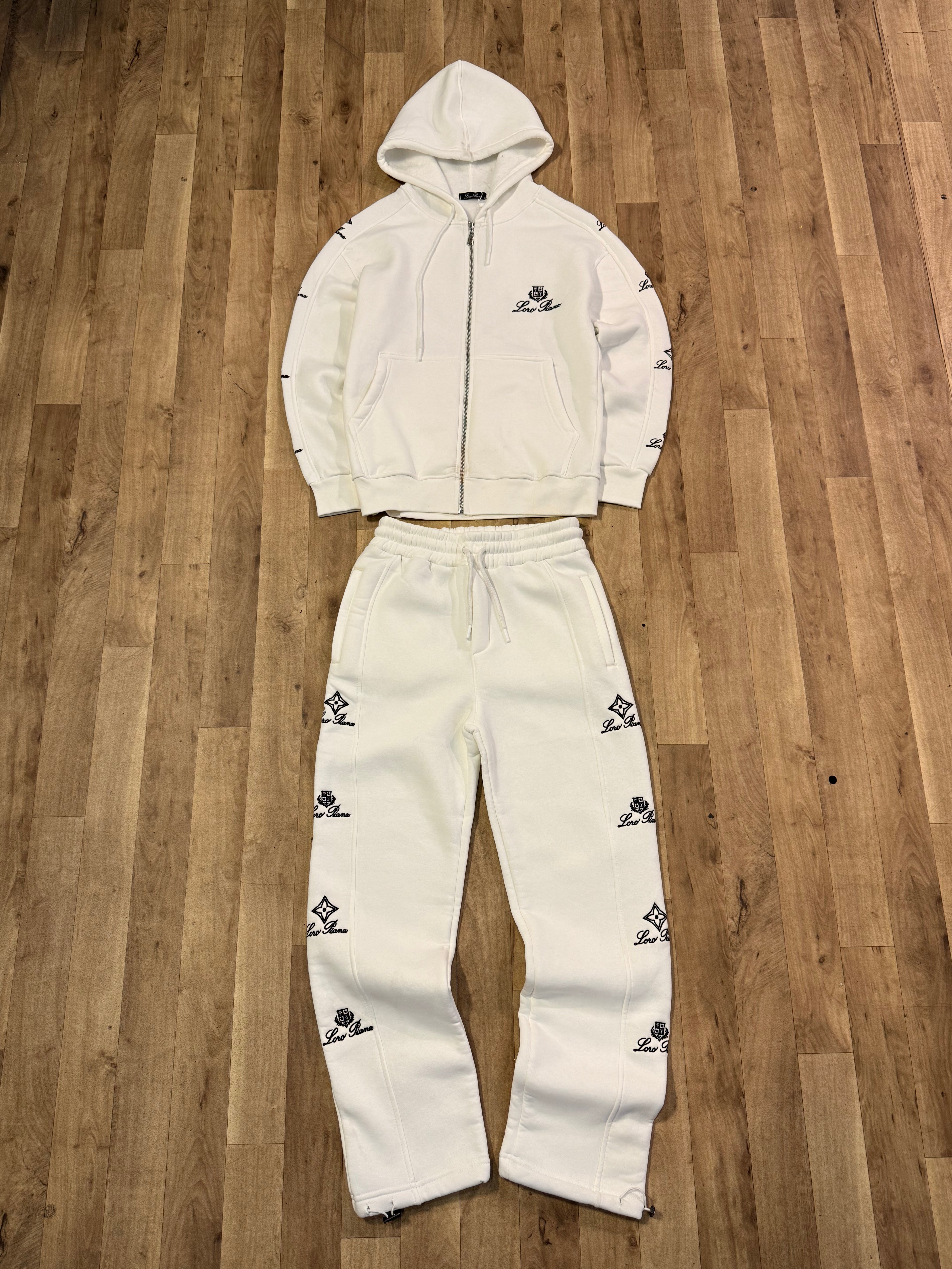 LORO PIANO TRACKSUIT WHITE
