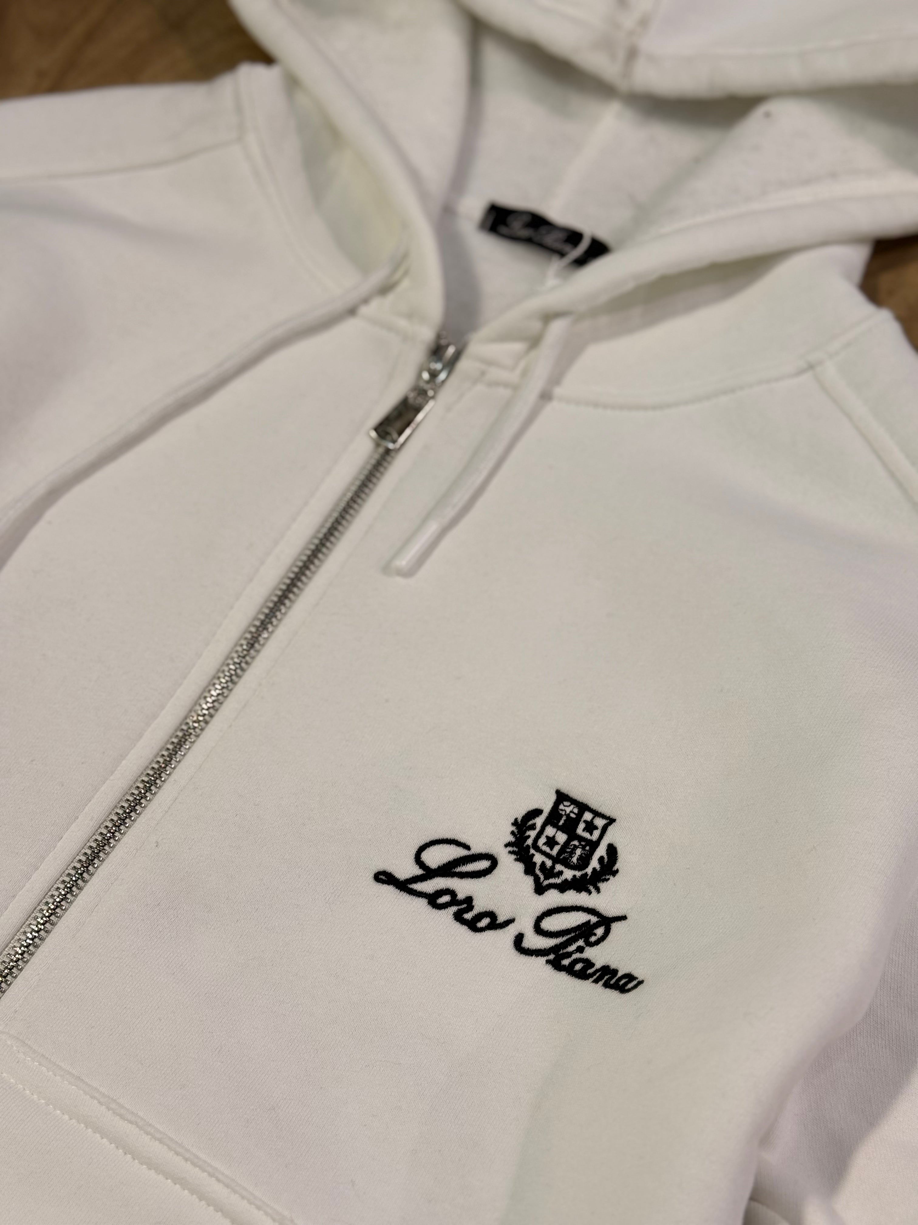 LORO PIANO TRACKSUIT WHITE