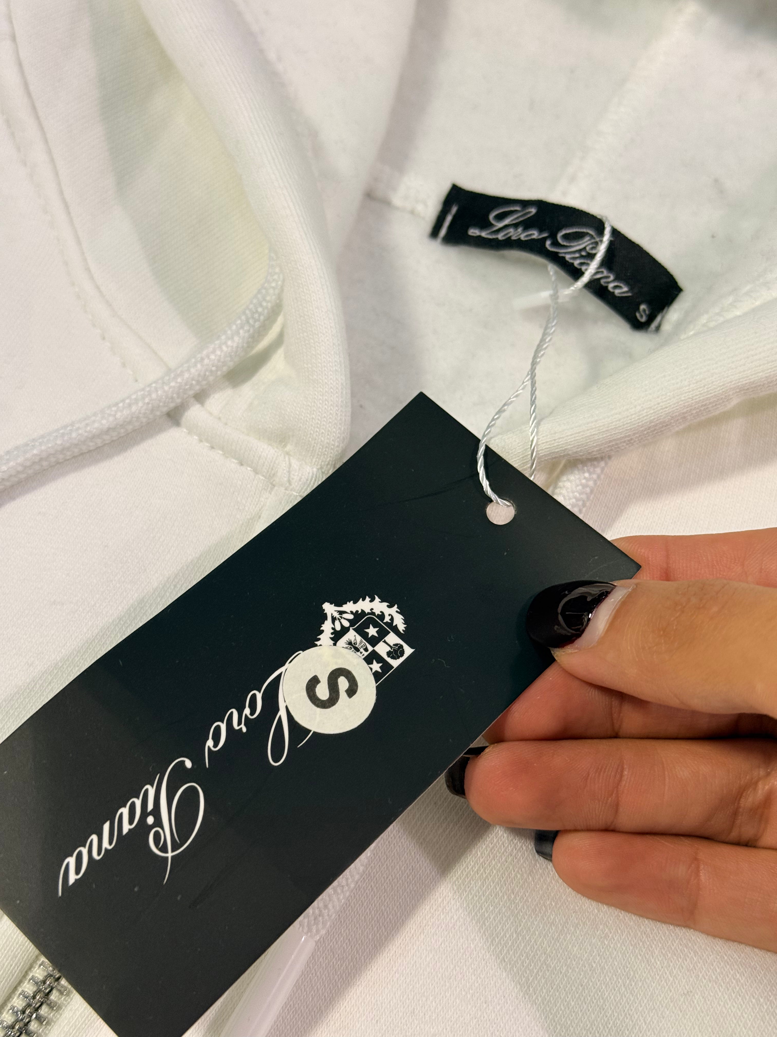 LORO PIANO TRACKSUIT WHITE