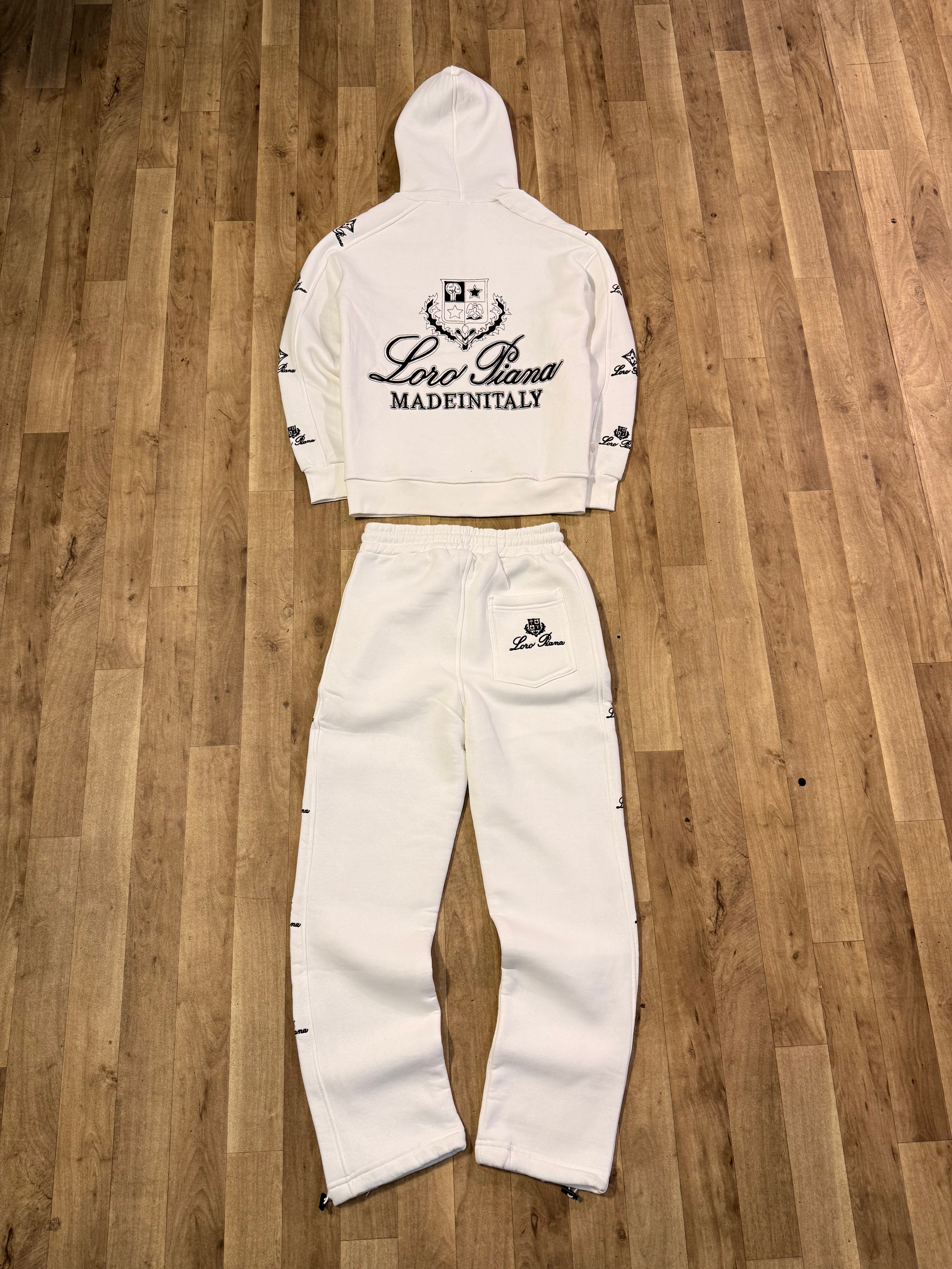 LORO PIANO TRACKSUIT WHITE