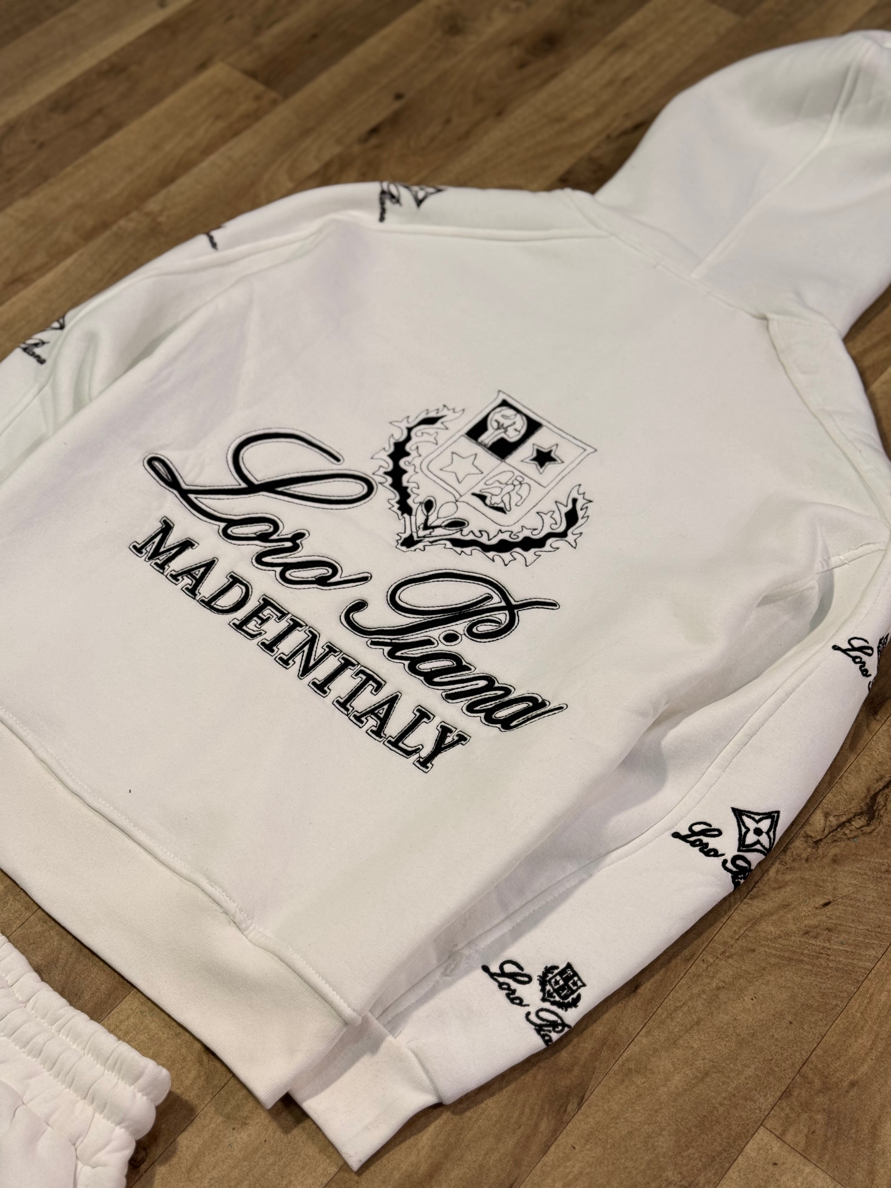 LORO PIANO TRACKSUIT WHITE
