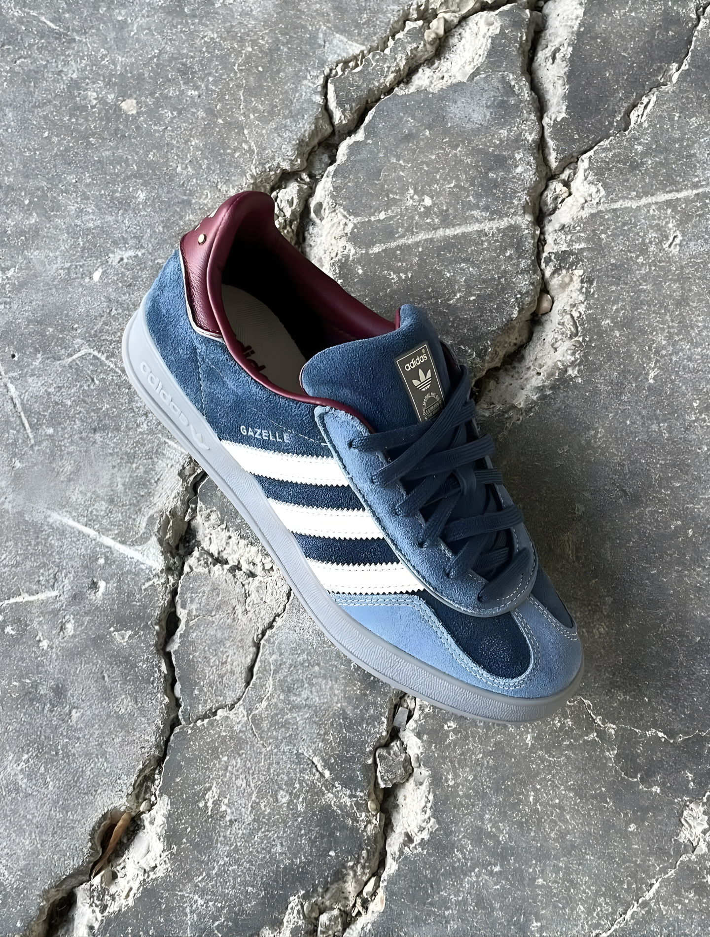 ADIDAS GAZELLE INDOOR CREW NAVY BURGUNDY