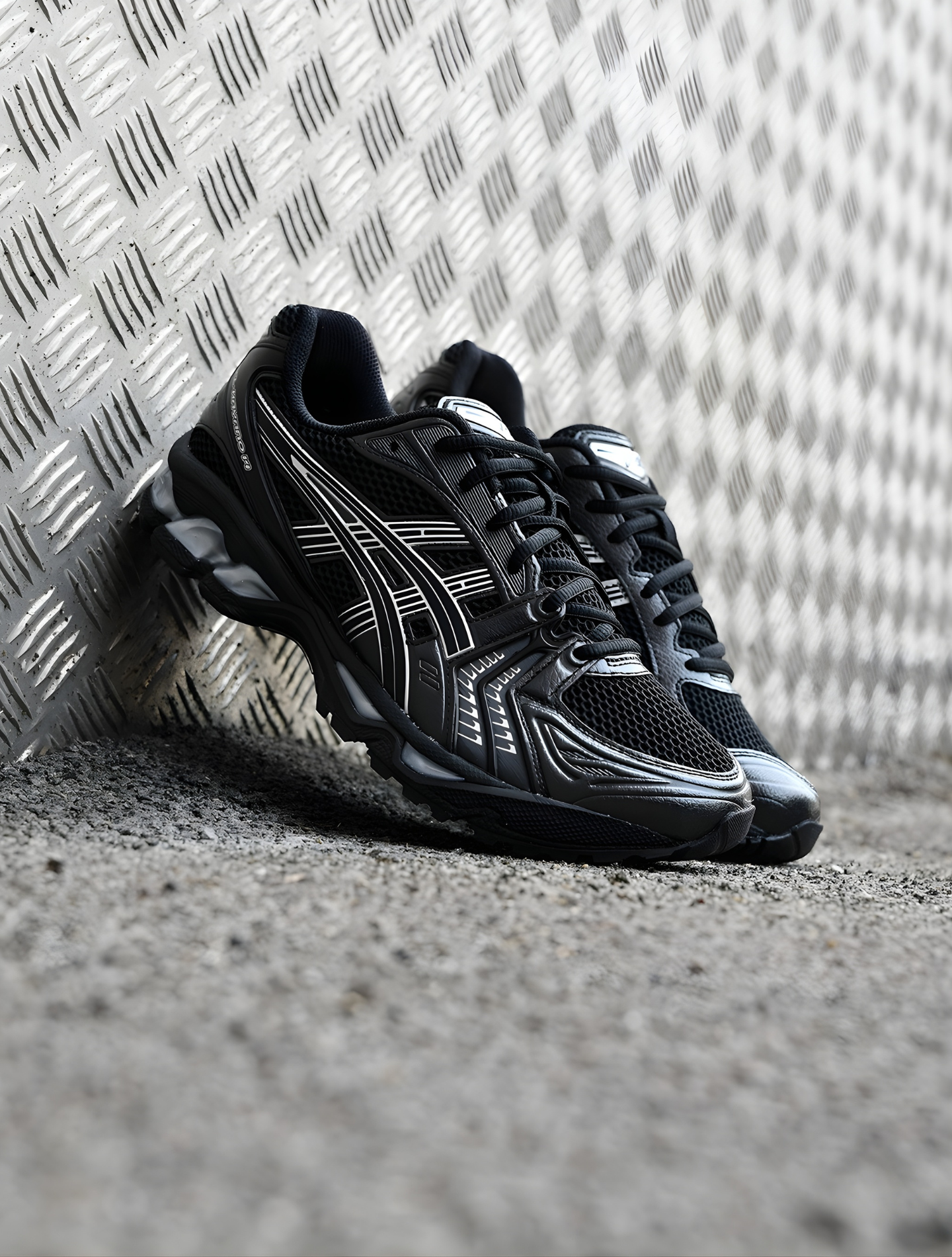 ASICS GEL-KAYANO 14 BLACK PURE SILVER