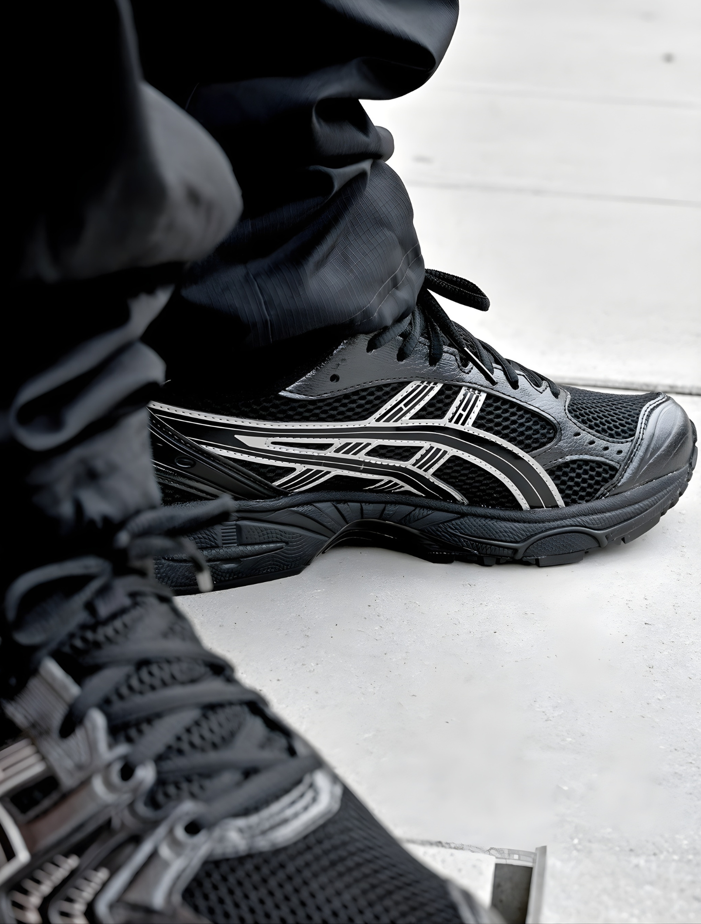 ASICS GEL-KAYANO 14 BLACK PURE SILVER