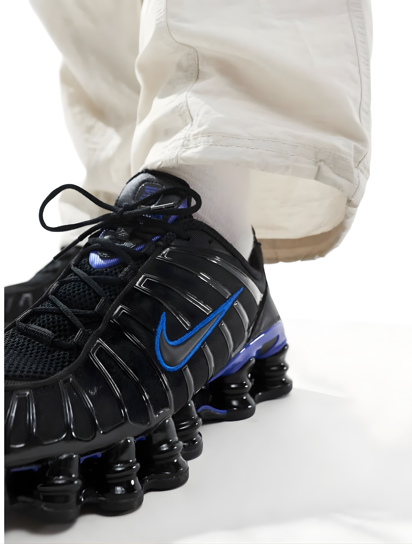 NIKE SHOX TL BLACK RACER BLUE