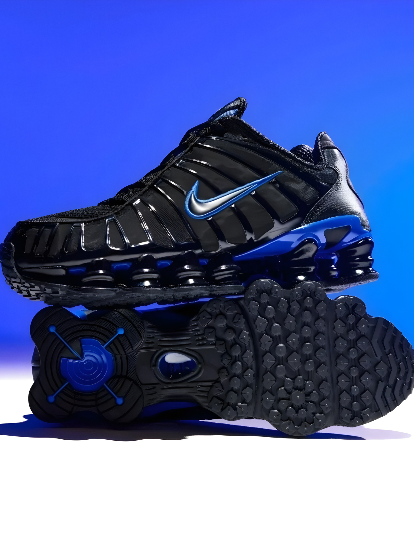 NIKE SHOX TL BLACK RACER BLUE