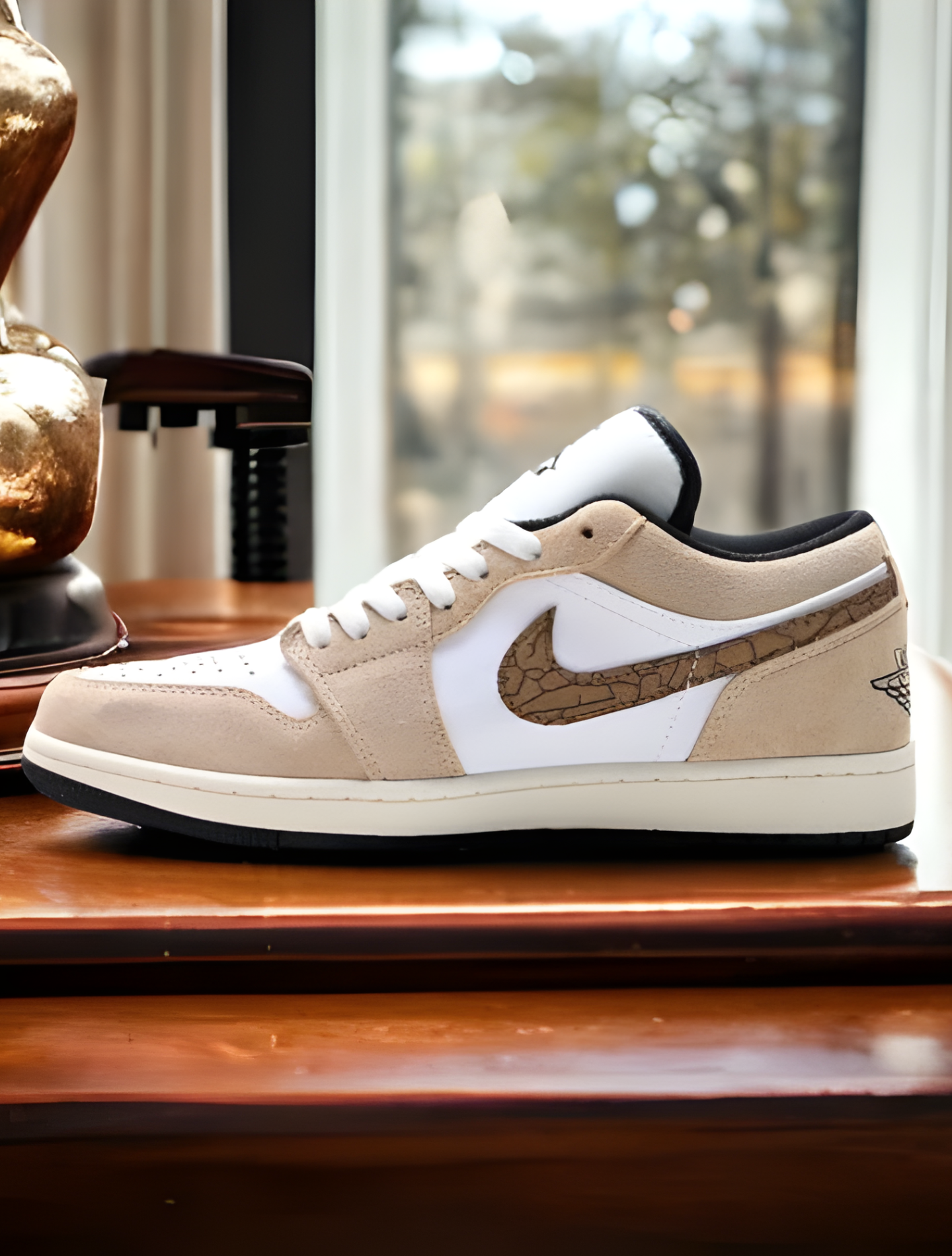 NIKE AIR JORDAN 1 LOW SE BROWN ELEPHANT
