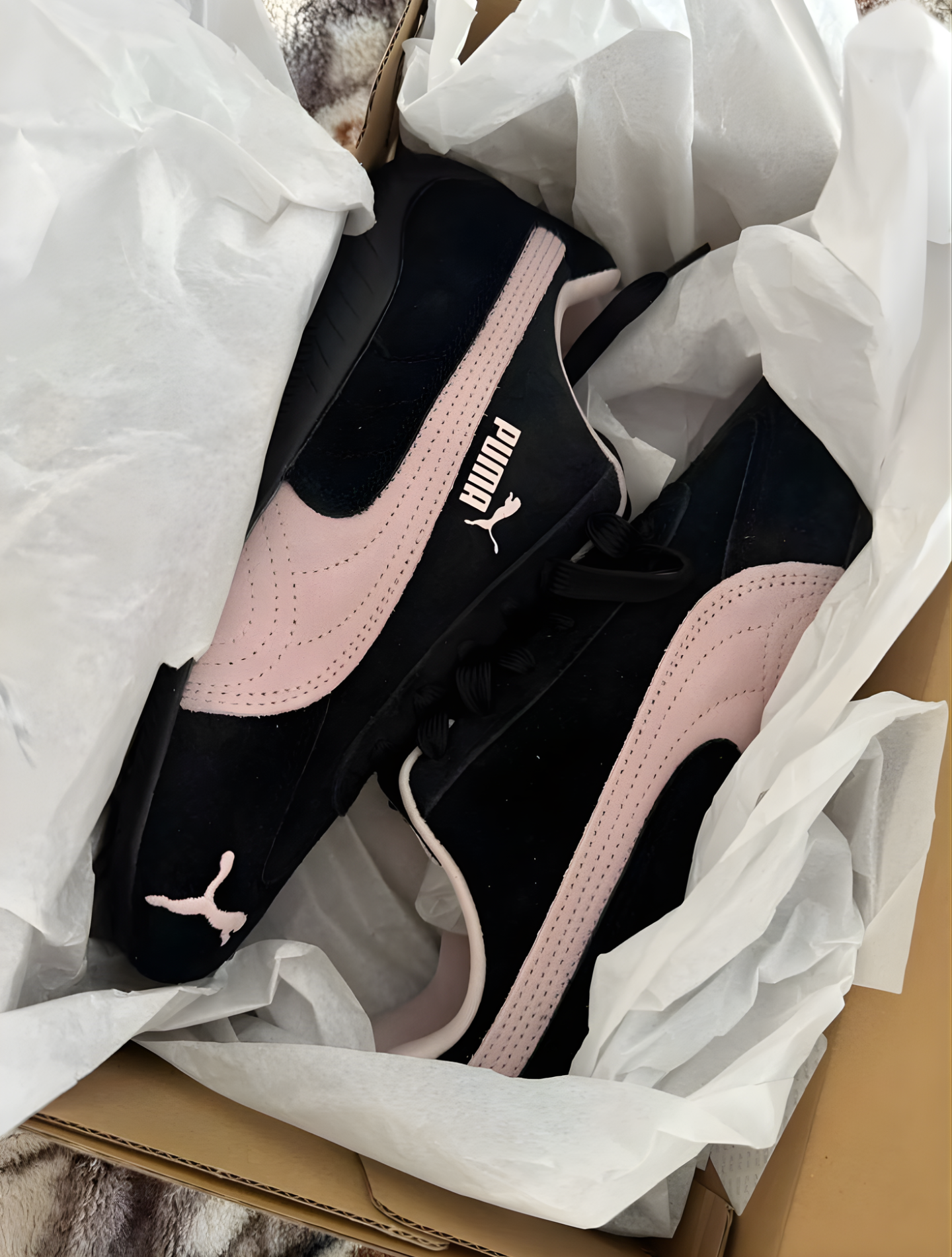PUMA SPEEDCAT OG BLACK MAUVE MIST