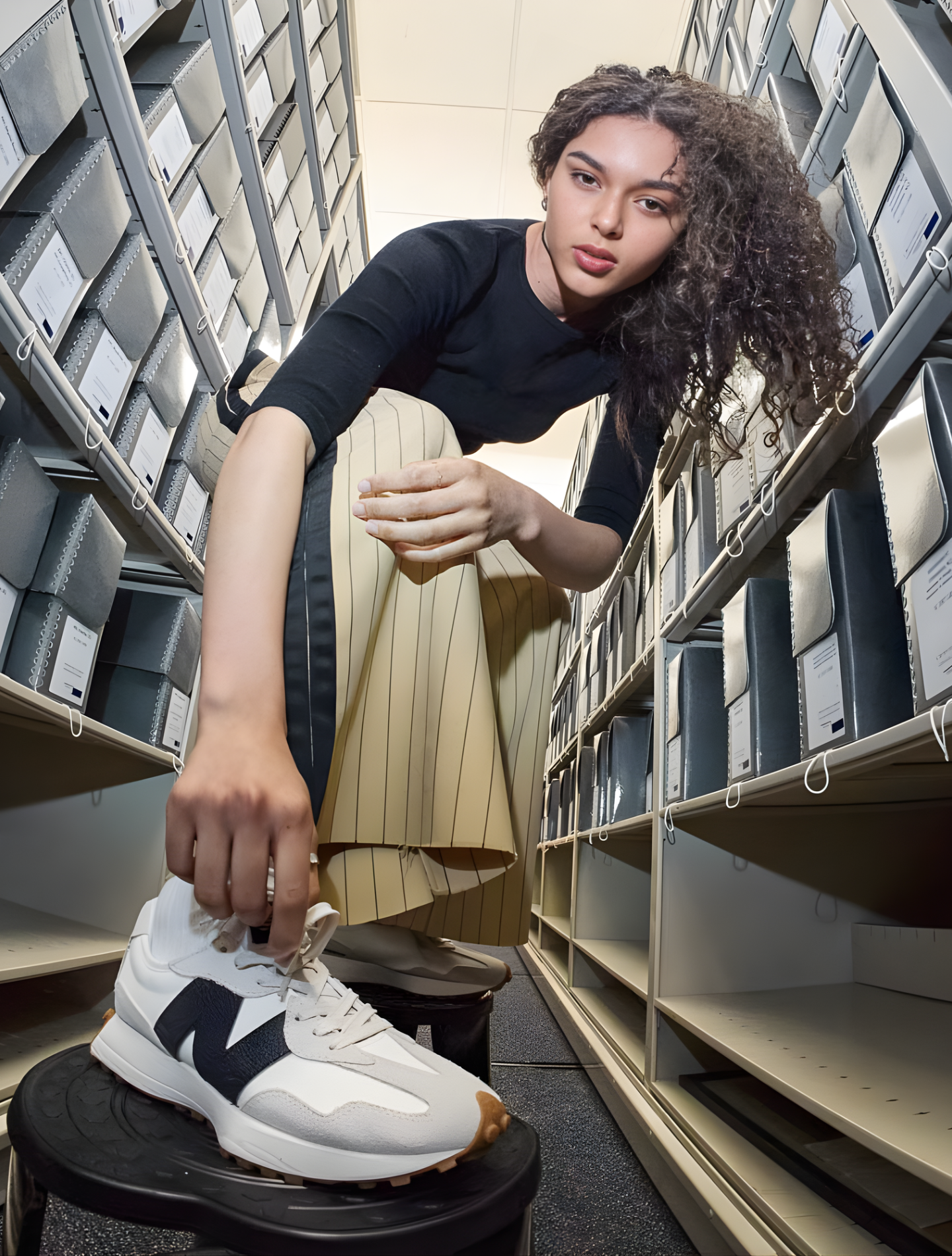 NEW BALANCE 327 MOONBEAM BLACK