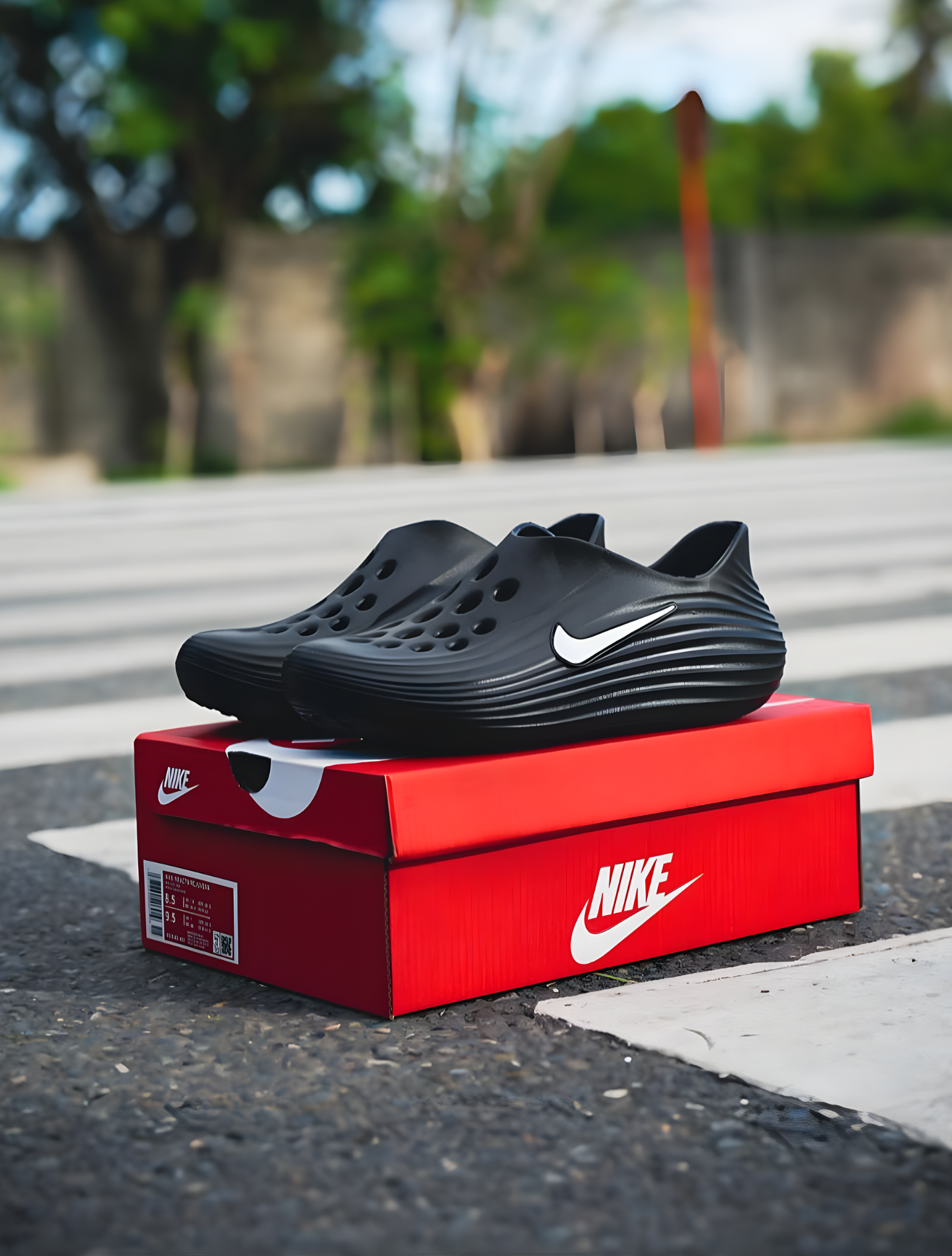 NIKE REACT X REJUVEN 8 BLACK