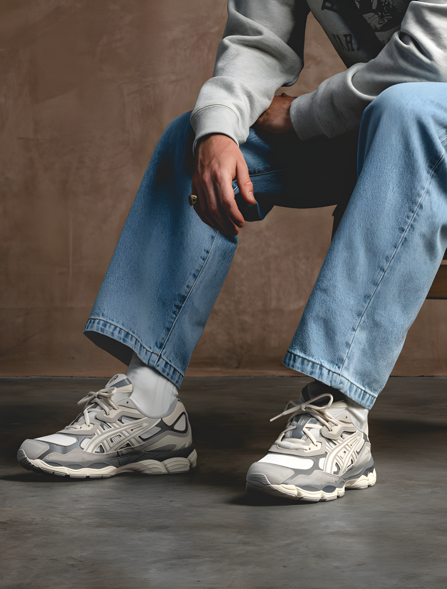 ASICS GEL-NYC CREAM OYSTER GREY