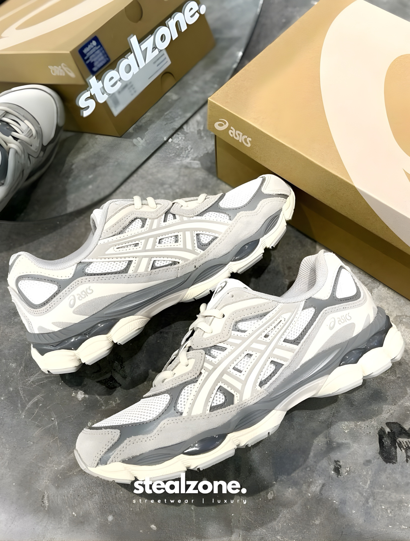 ASICS GEL-NYC CREAM OYSTER GREY