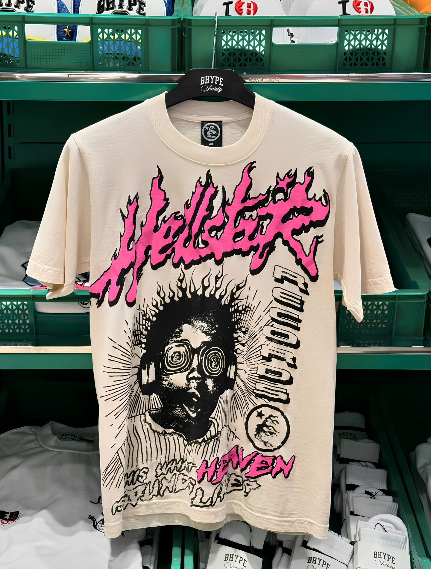 HELLSTAR STUDIOS SOUNDS LIKE HEAVEN TEE CREAM