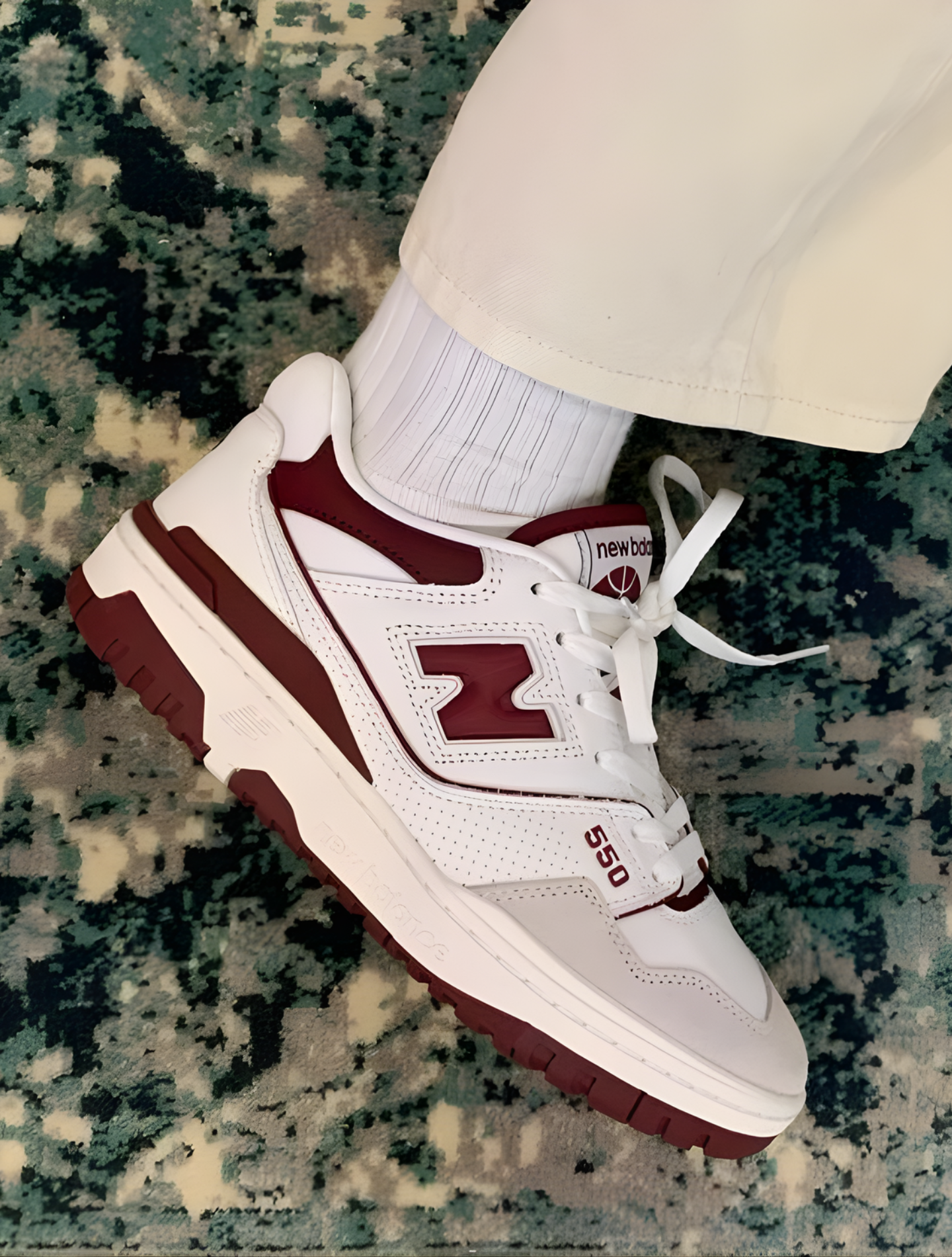 NEW BALANCE 550 BURGUNDY