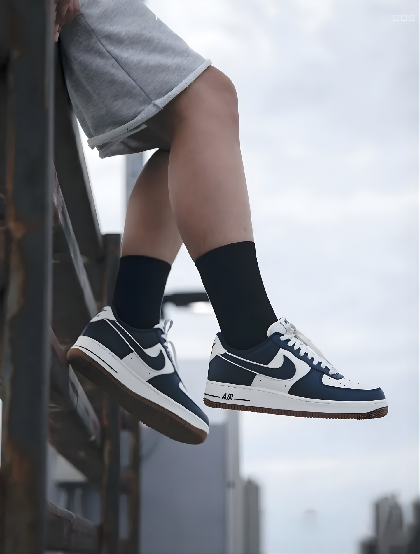 NIKE AIR FORCE 1 COLLEGE PACK MIDNIGHT NAVY