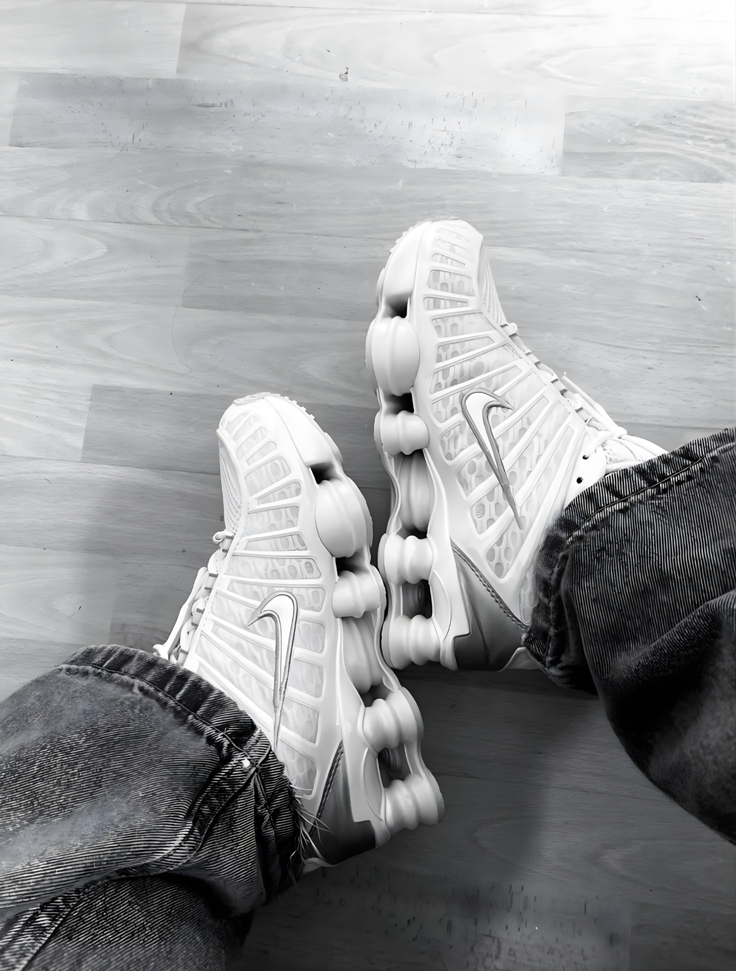 NIKE SHOX TL WHITE