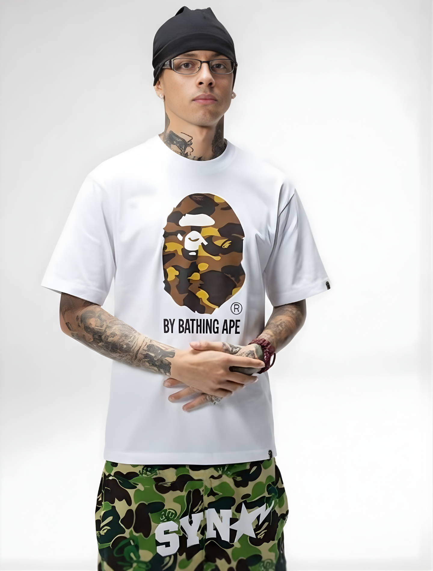 A BATHING APE BIG HEAD TEE