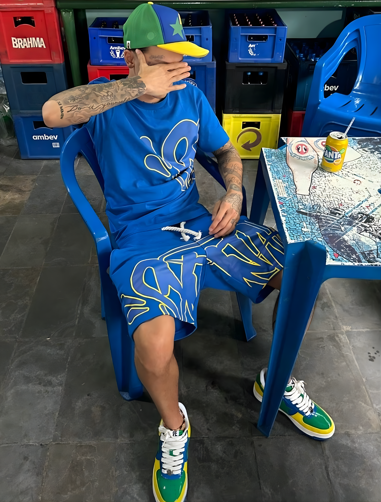 SYNA WORLD SET BLUE/YELLOW