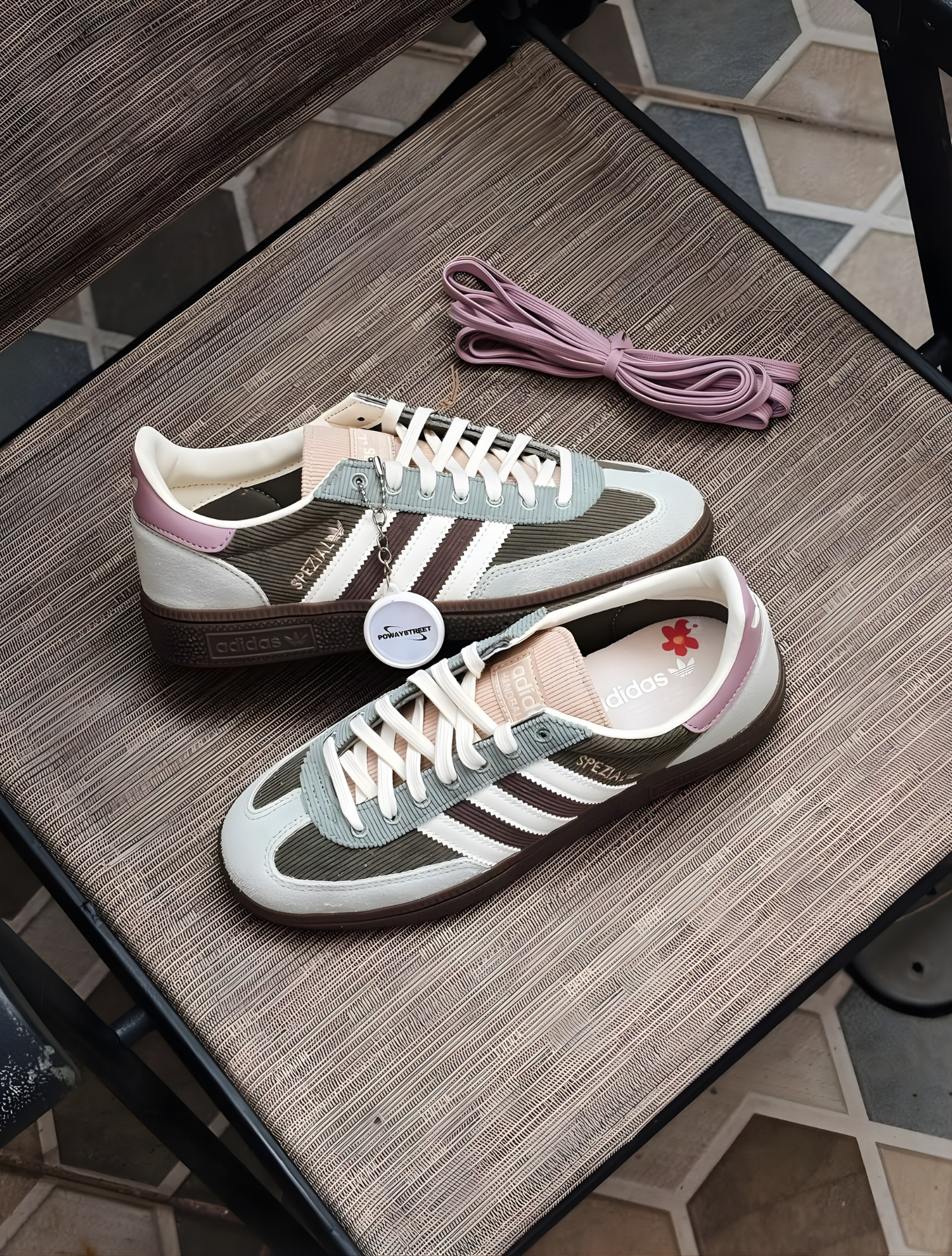 ADIDAS HANDBALL SPEZIAL SILVER GREEN MAGIC MAUVE